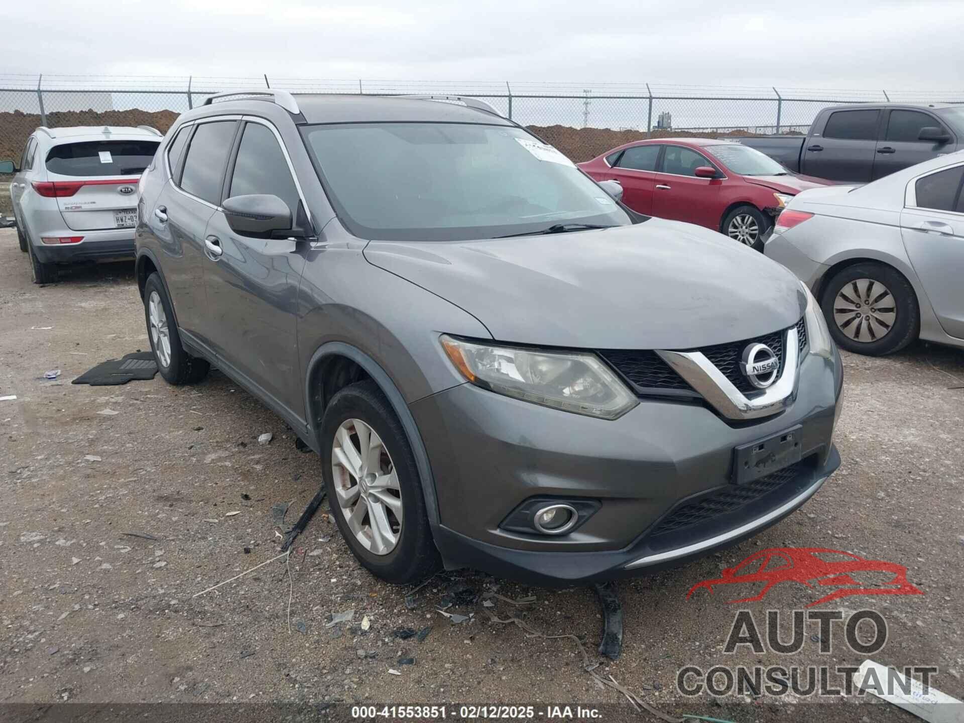 NISSAN ROGUE 2016 - KNMAT2MV4GP598303