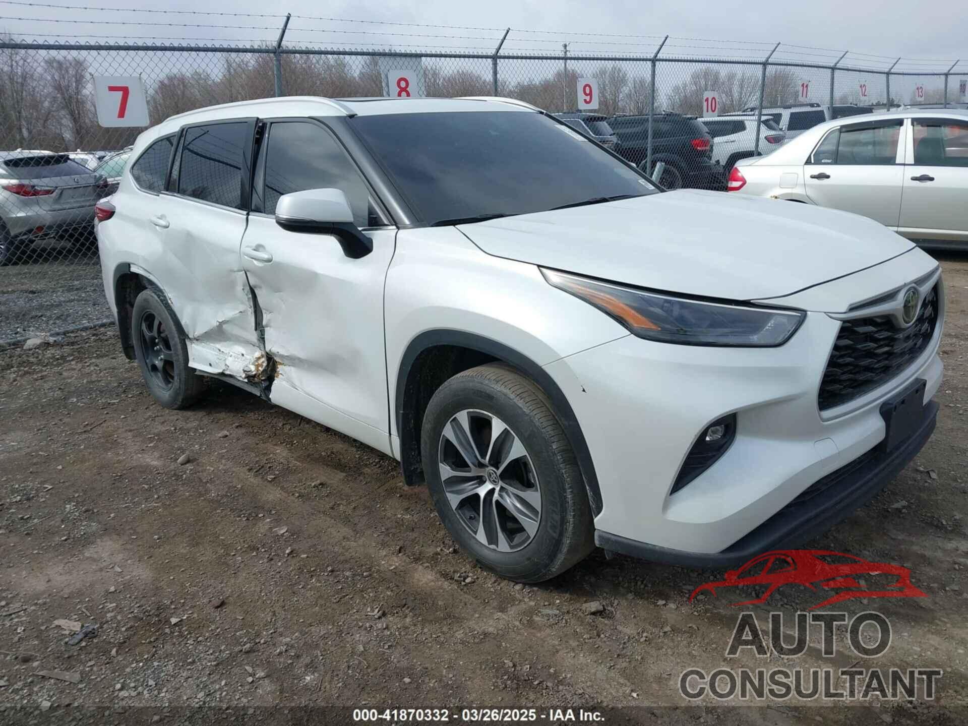 TOYOTA HIGHLANDER 2022 - 5TDHZRBH4NS234629