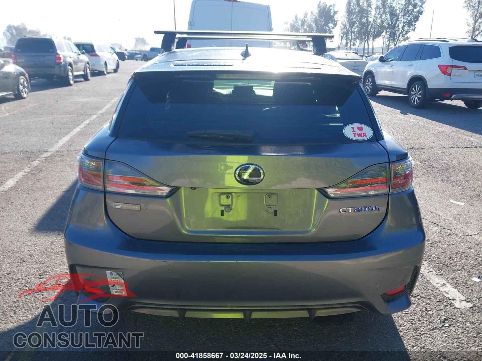 LEXUS CT 200H 2016 - JTHKD5BH4G2258564