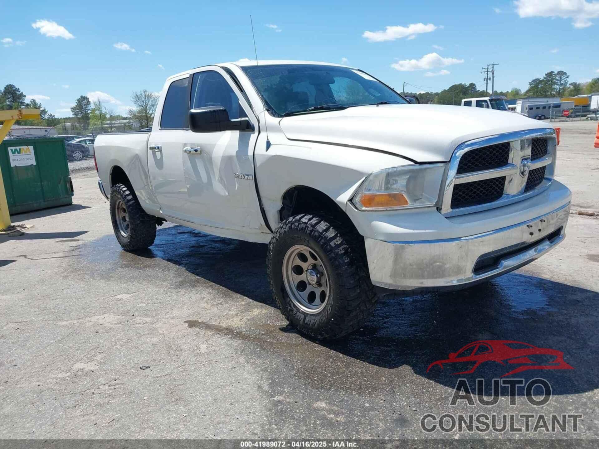 DODGE RAM 1500 2009 - 1D3HV18P09S797564