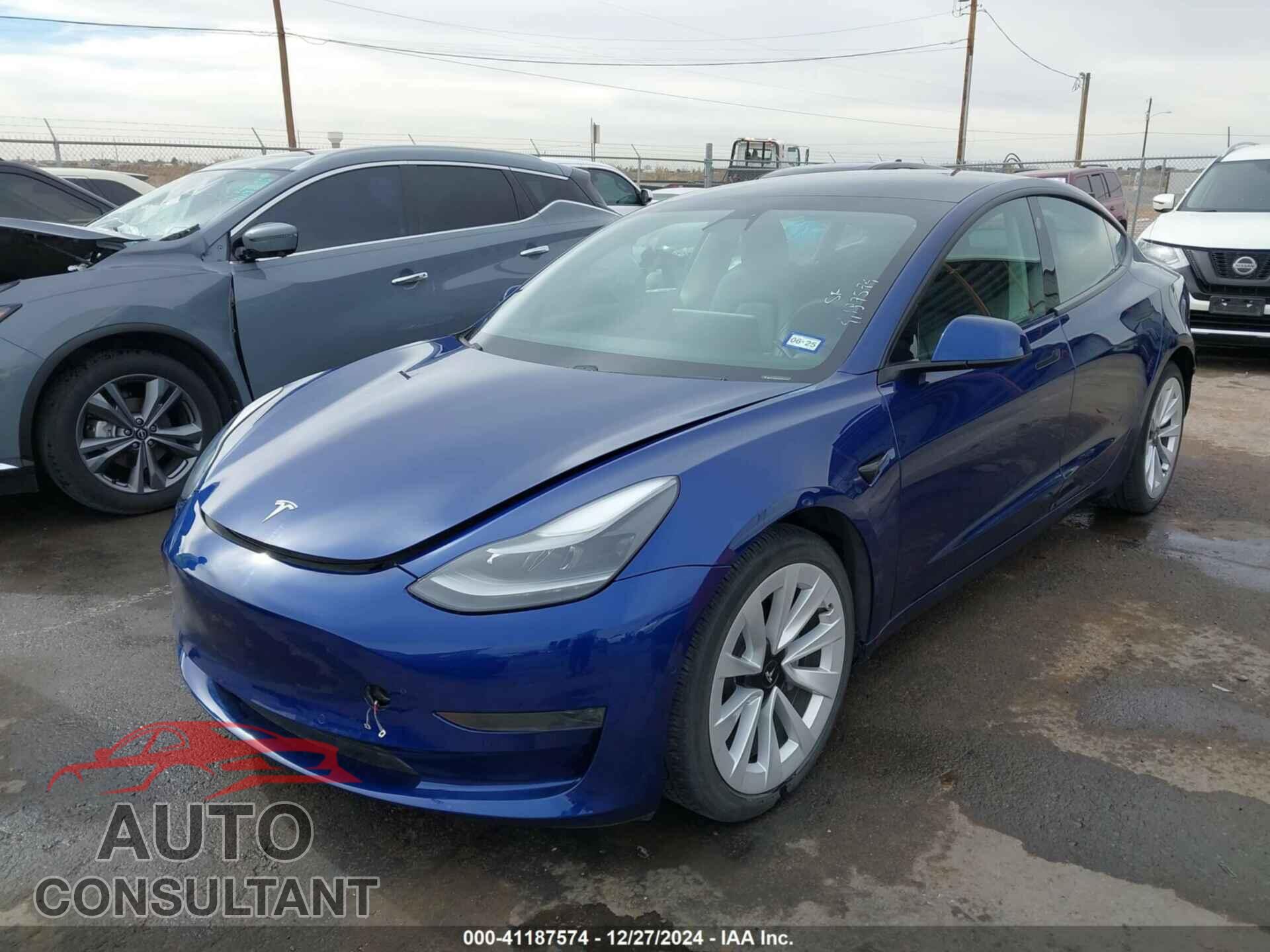 TESLA MODEL 3 2021 - 5YJ3E1EA6MF996014