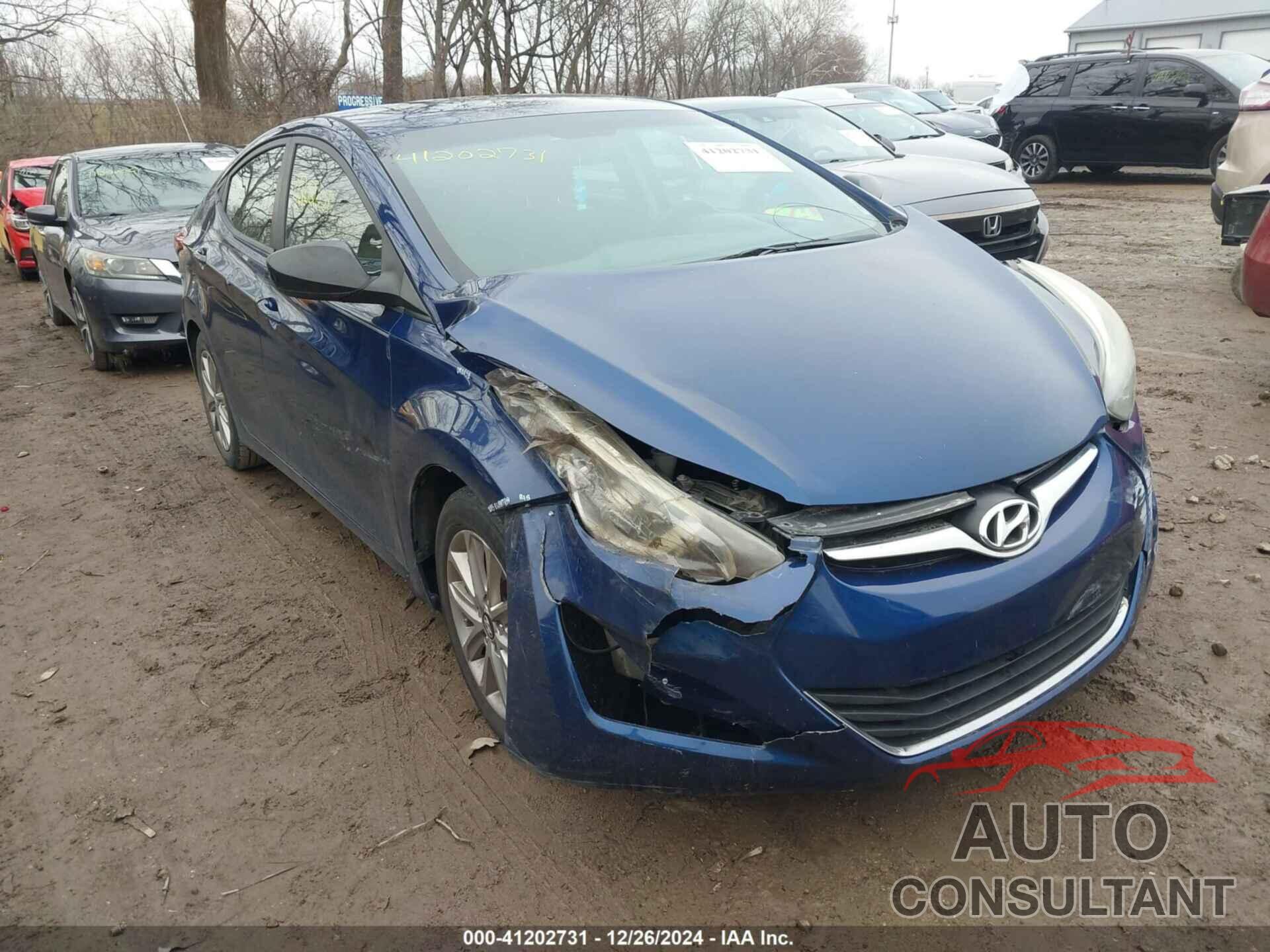 HYUNDAI ELANTRA 2015 - 5NPDH4AE5FH604117