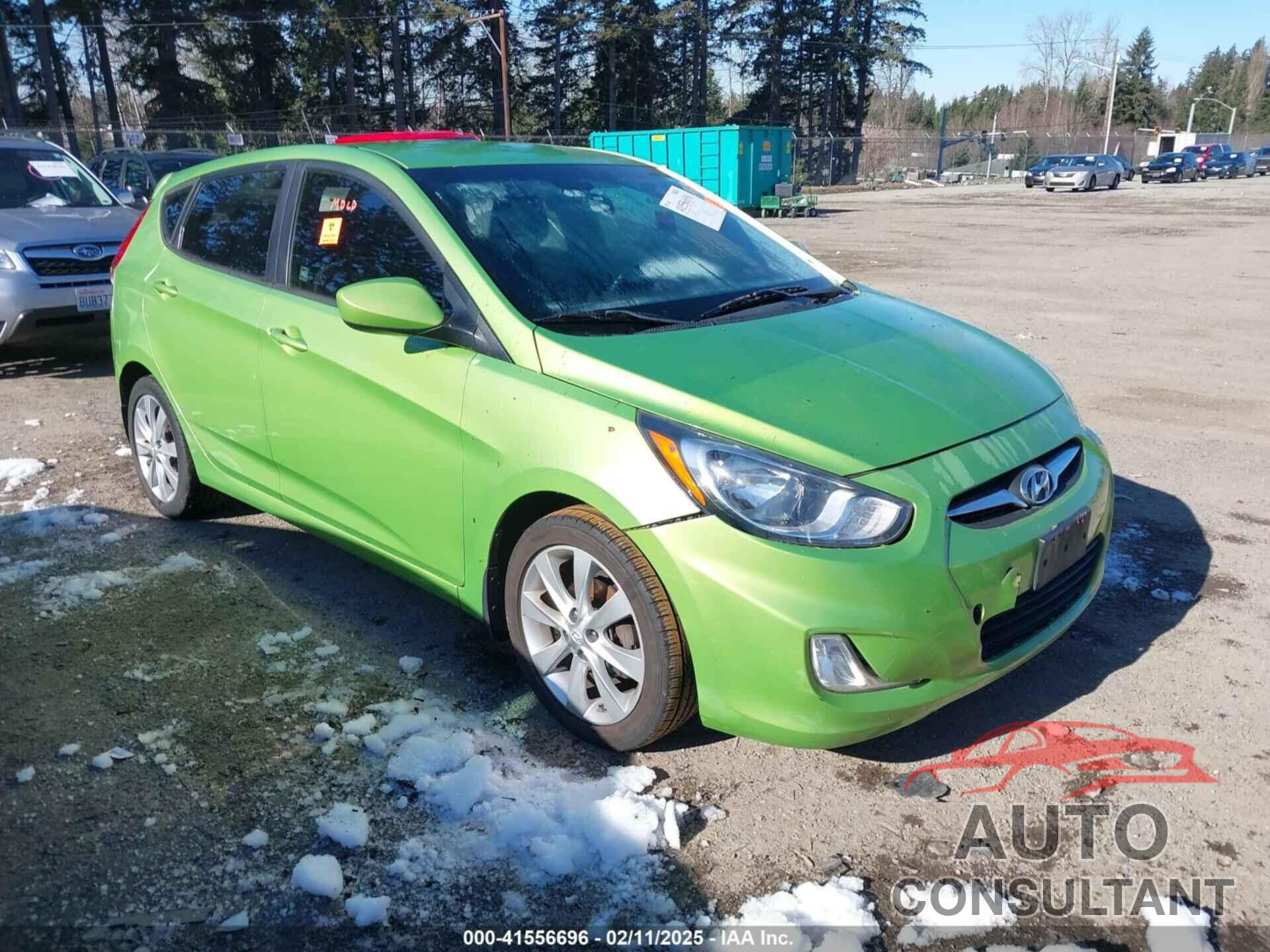 HYUNDAI ACCENT 2012 - KMHCU5AE8CU021244