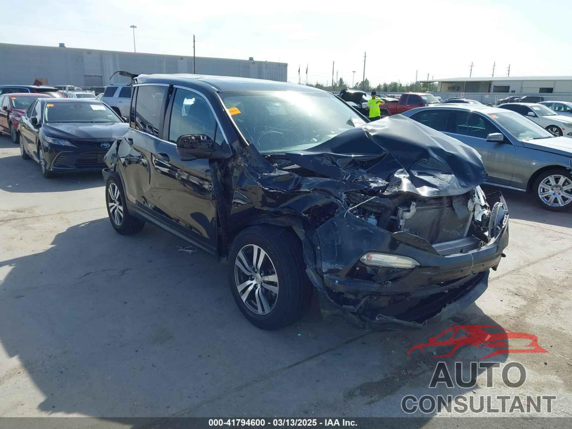 HONDA PILOT 2016 - 5FNYF5H56GB048399