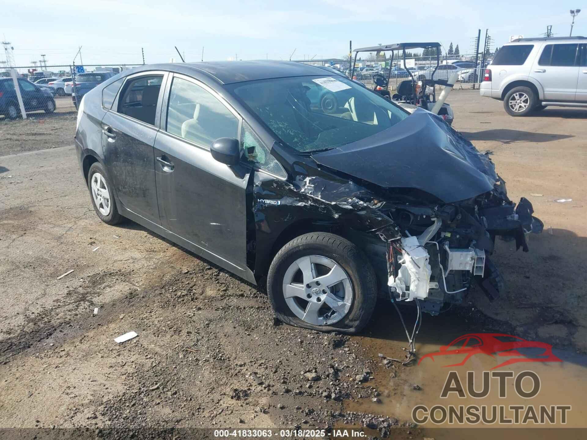 TOYOTA PRIUS 2011 - JTDKN3DU9B0302351
