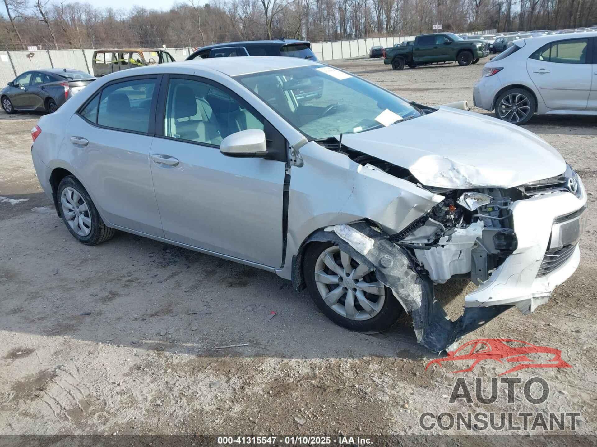 TOYOTA COROLLA 2016 - 2T1BURHE4GC569645
