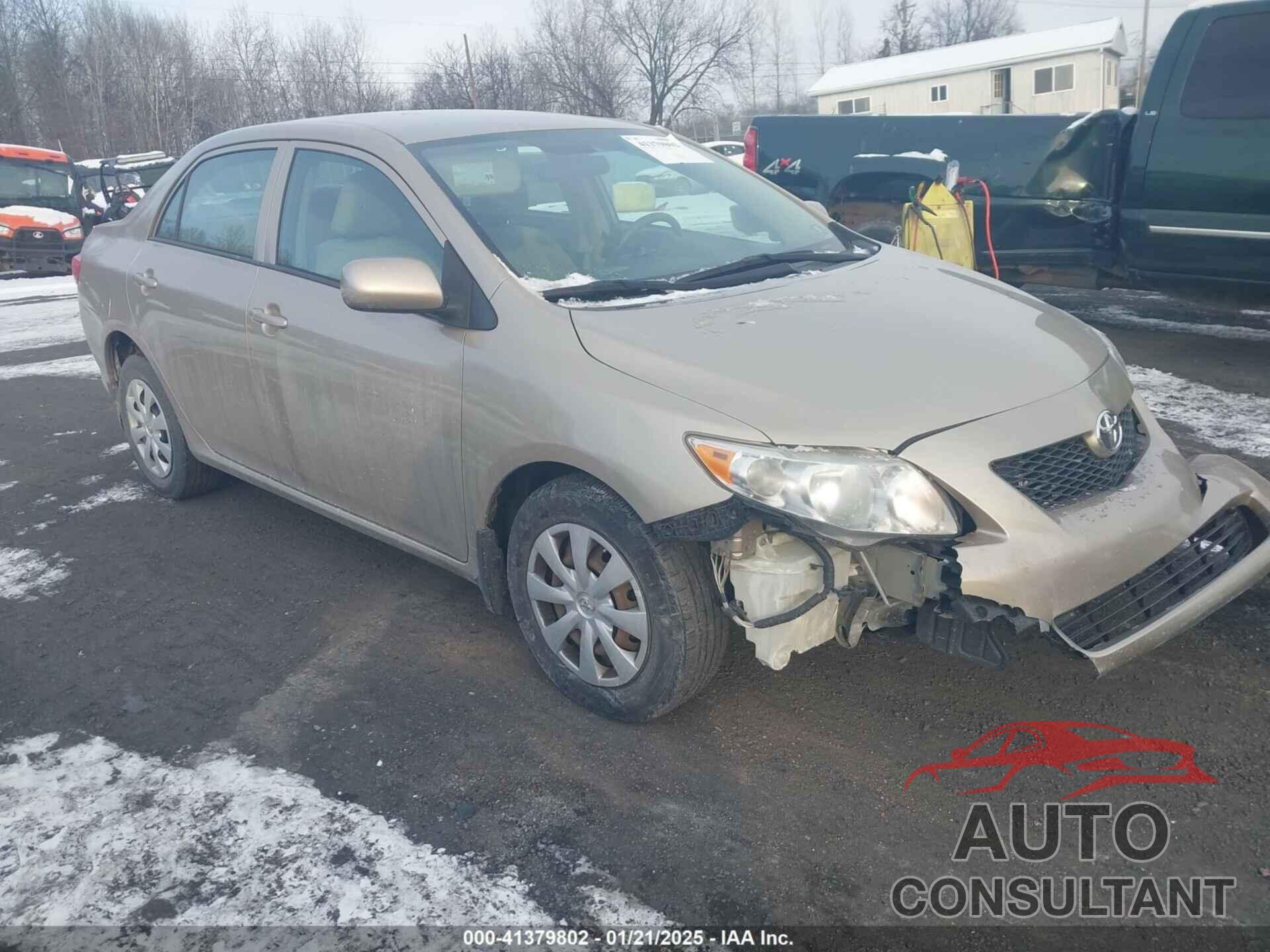 TOYOTA COROLLA 2009 - 2T1BU40E59C143125