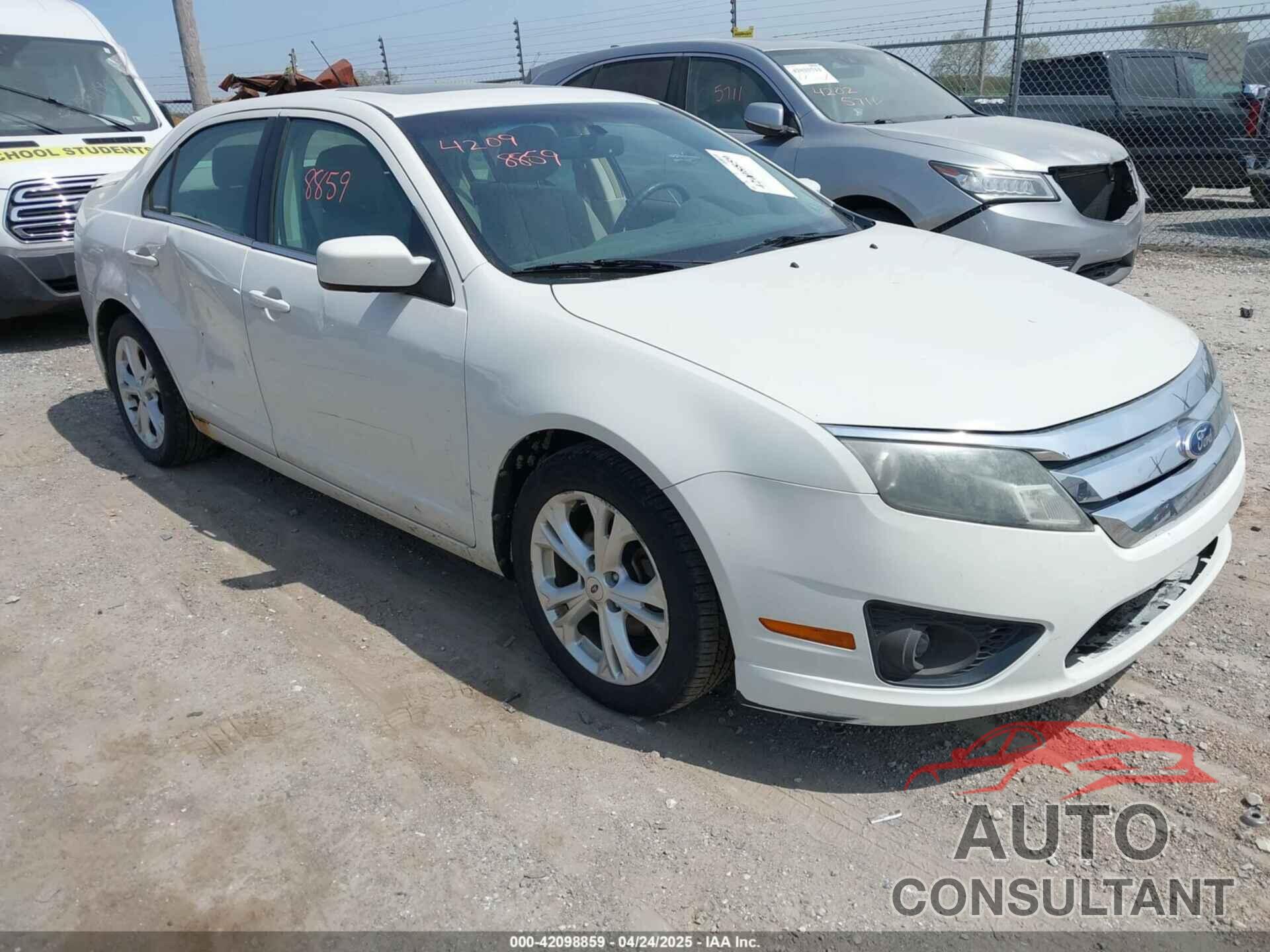 FORD FUSION 2012 - 3FAHP0HA7CR134266