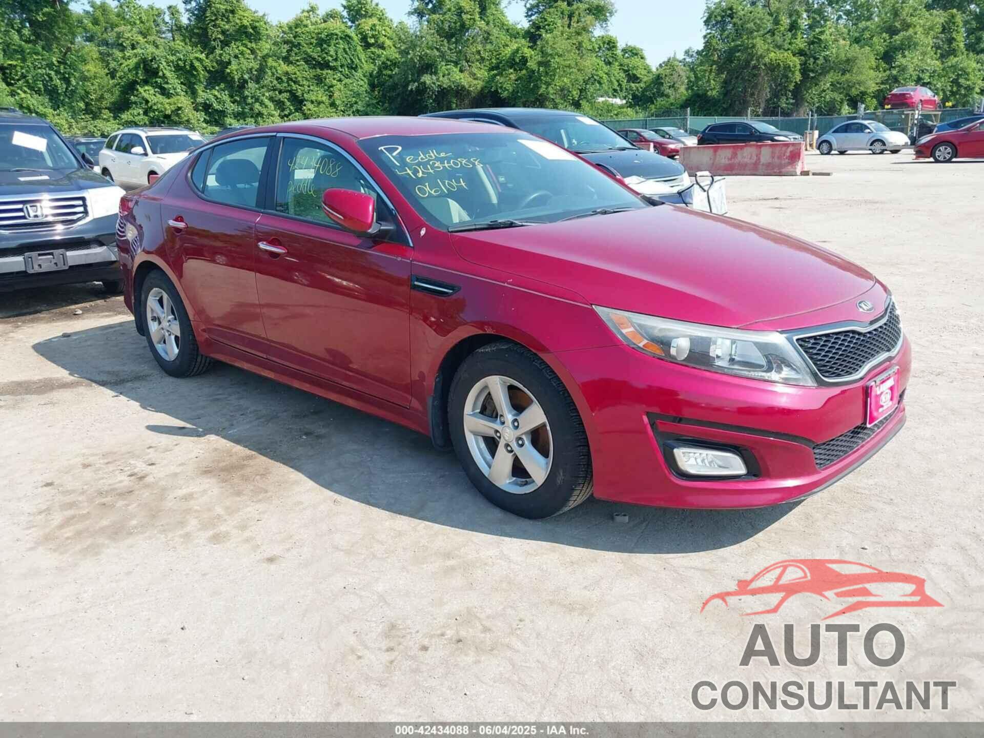 KIA OPTIMA 2015 - 5XXGM4A7XFG352001