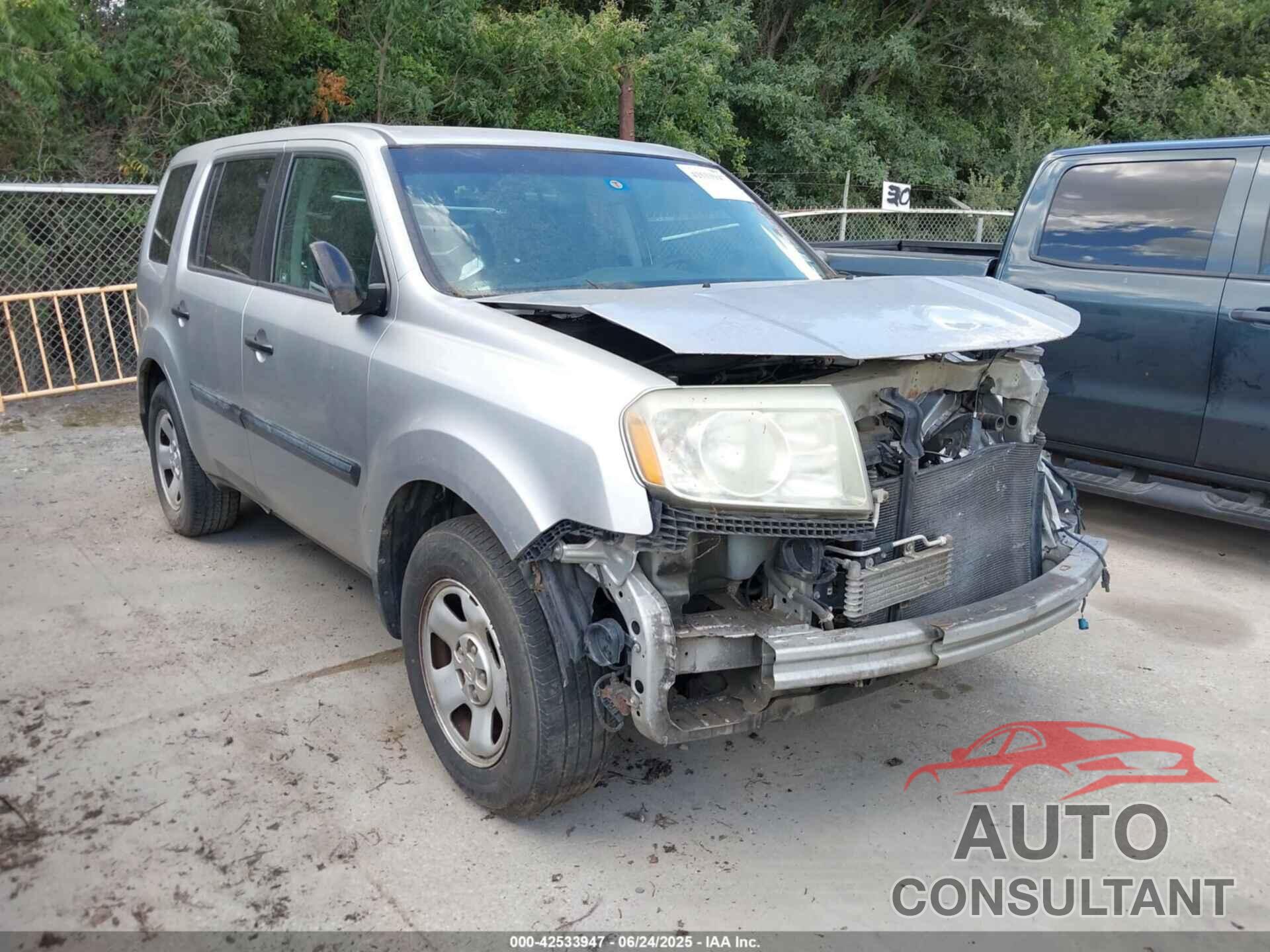 HONDA PILOT 2011 - 5FNYF4H23BB088481