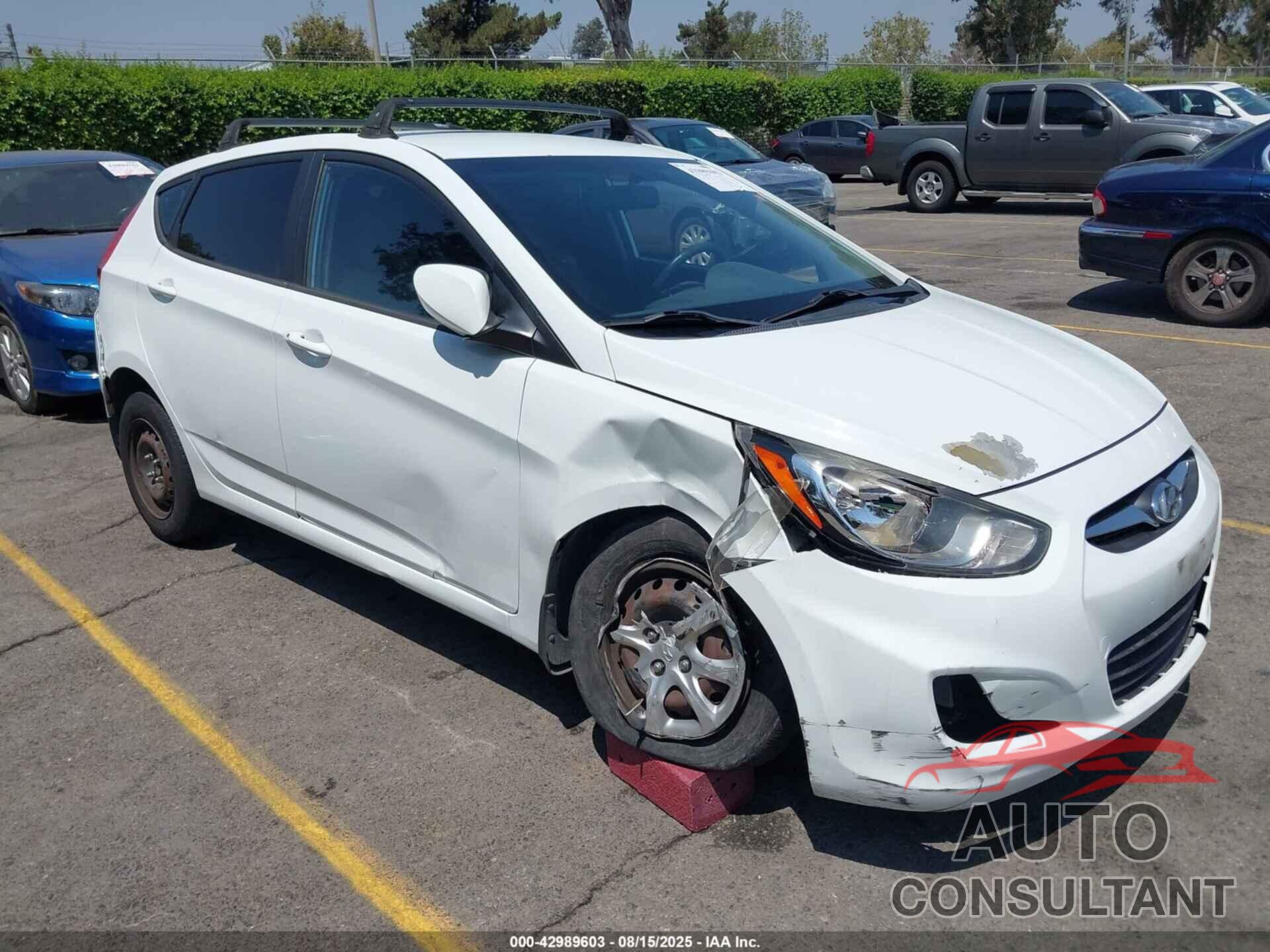 HYUNDAI ACCENT 2013 - KMHCT5AE5DU066176