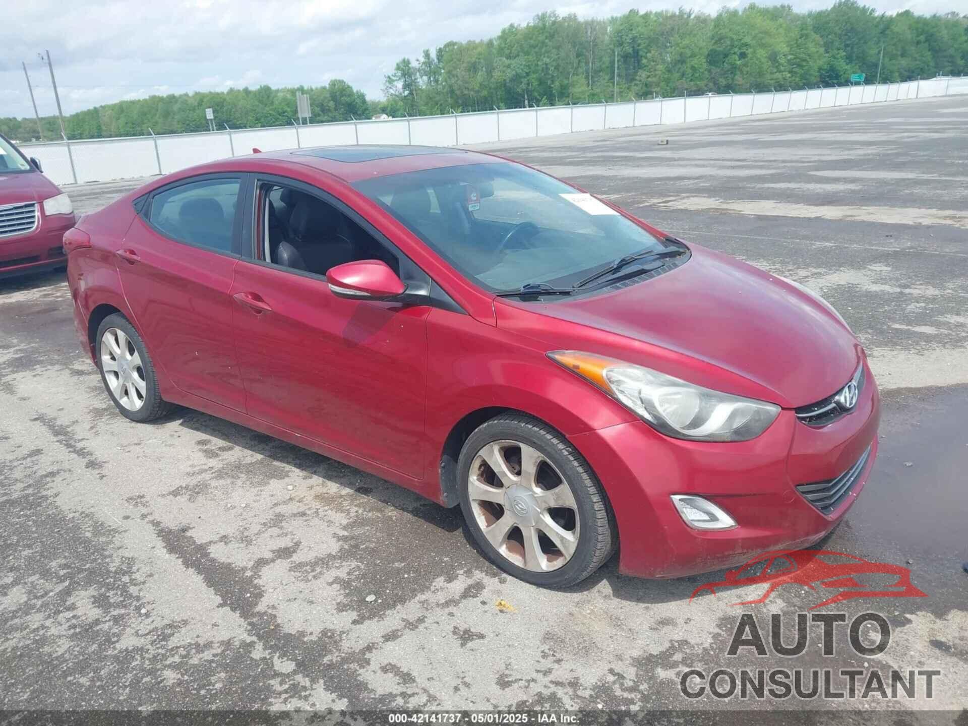 HYUNDAI ELANTRA 2011 - KMHDH4AE4BU117180
