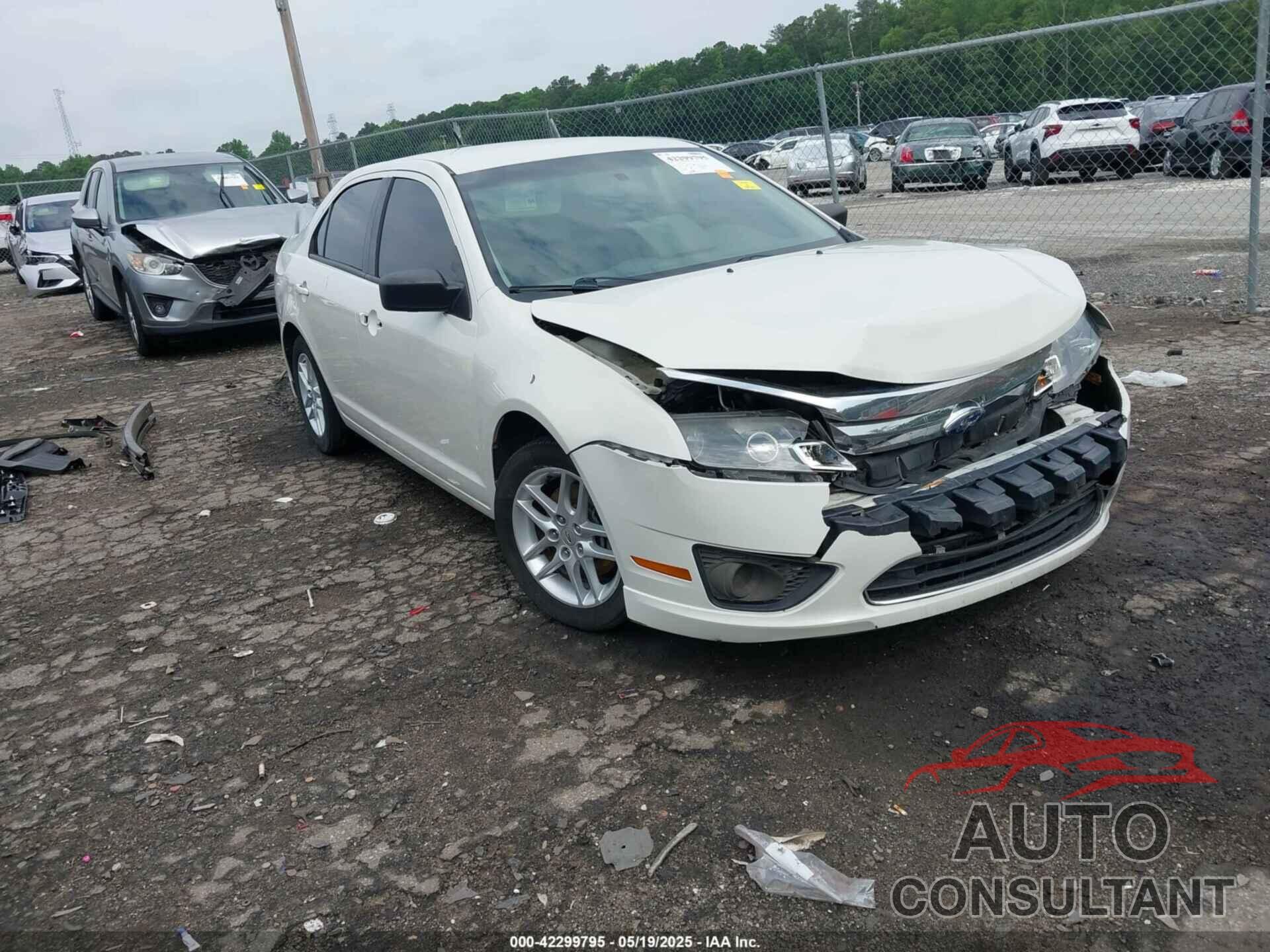 FORD FUSION 2012 - 3FAHP0GA6CR249250
