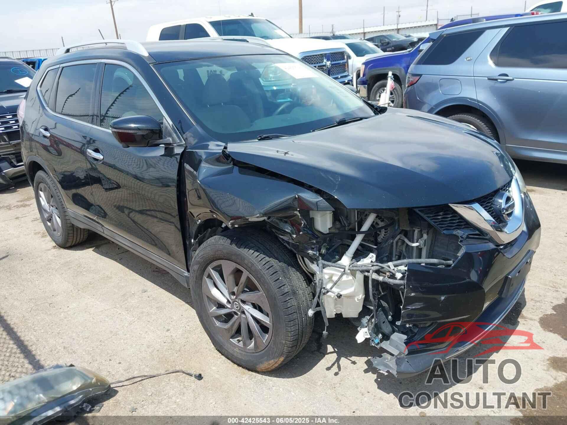 NISSAN ROGUE 2016 - 5N1AT2MT1GC753293