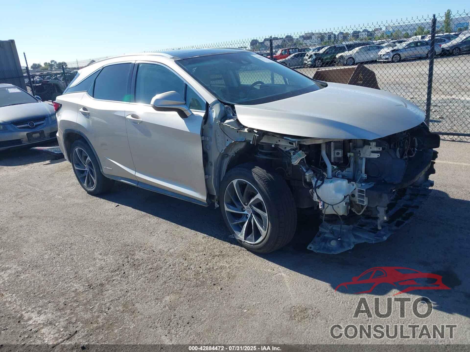 LEXUS RX 450H 2016 - 2T2BGMCAXGC005654