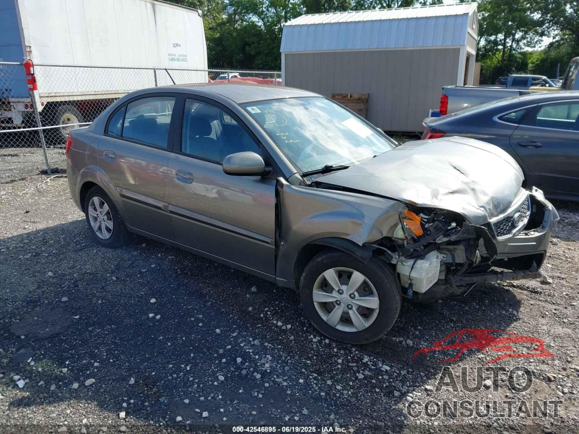 KIA RIO 2010 - KNADH4A3XA6631425