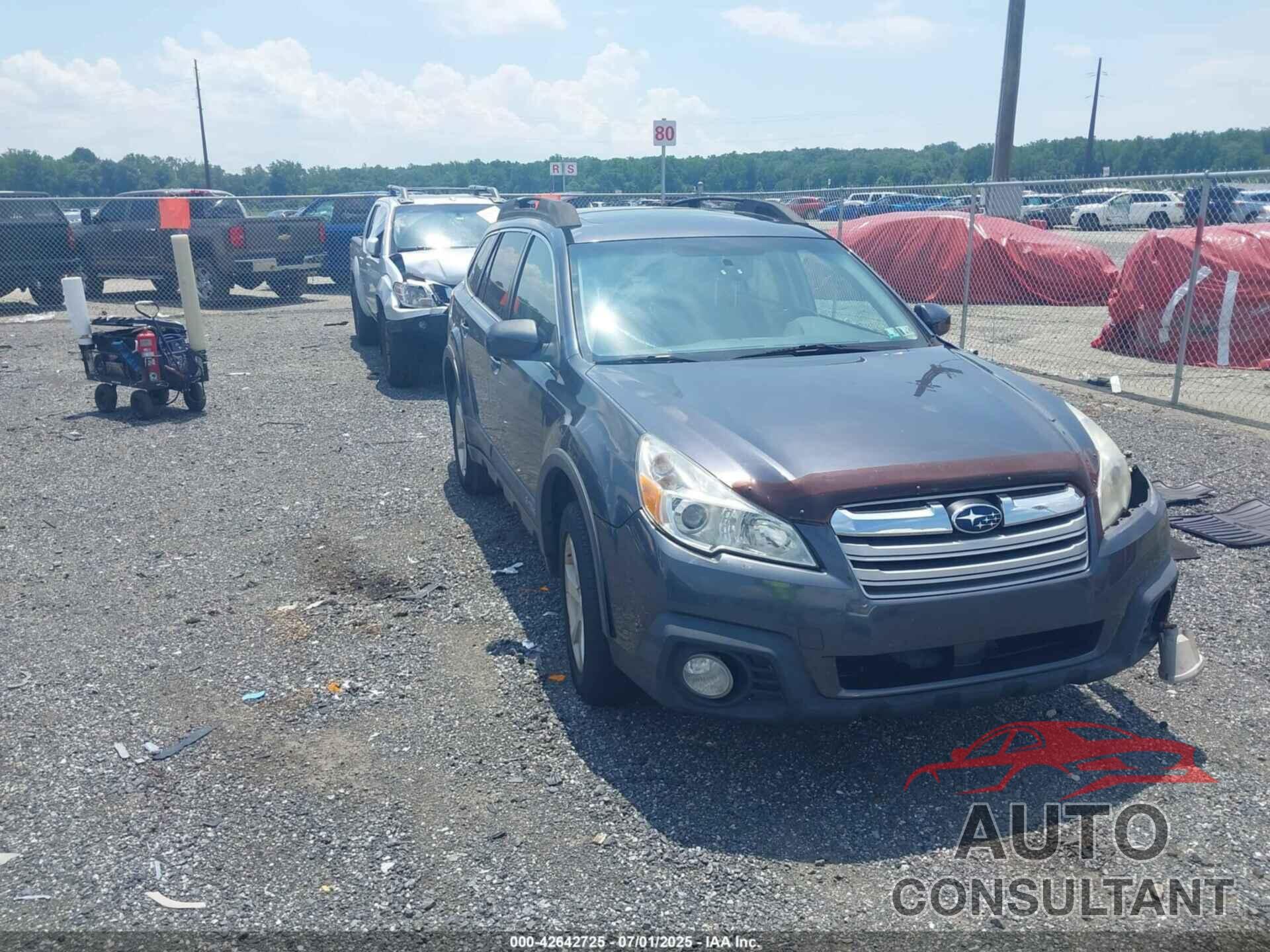 SUBARU OUTBACK 2013 - 4S4BRBKC7D3222570
