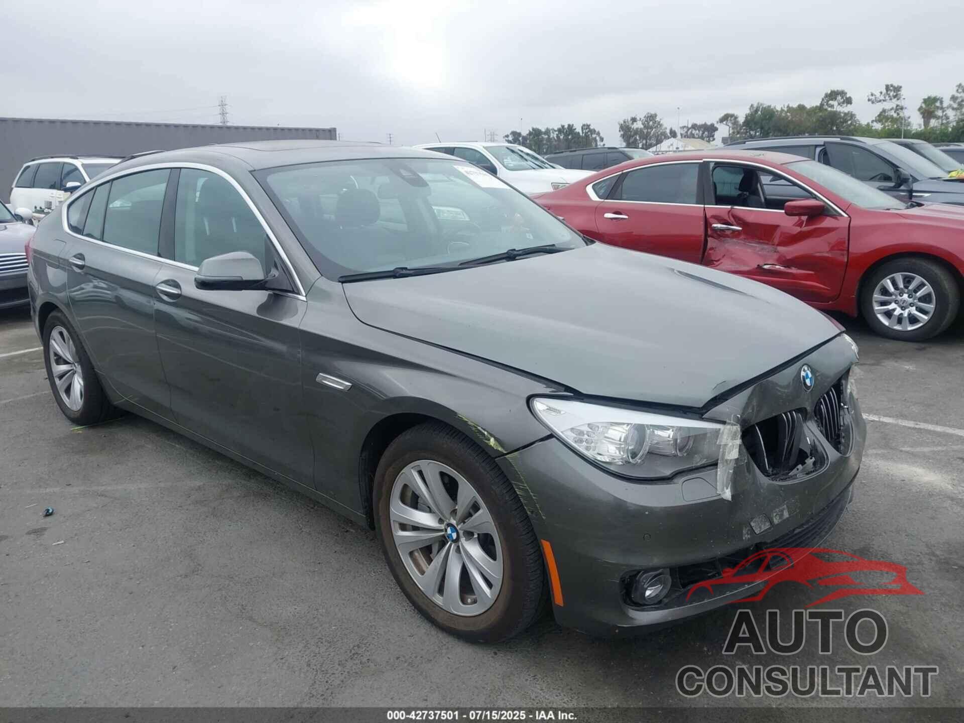 BMW 535I GRAN TURISMO 2015 - WBA5M2C5XFD872228