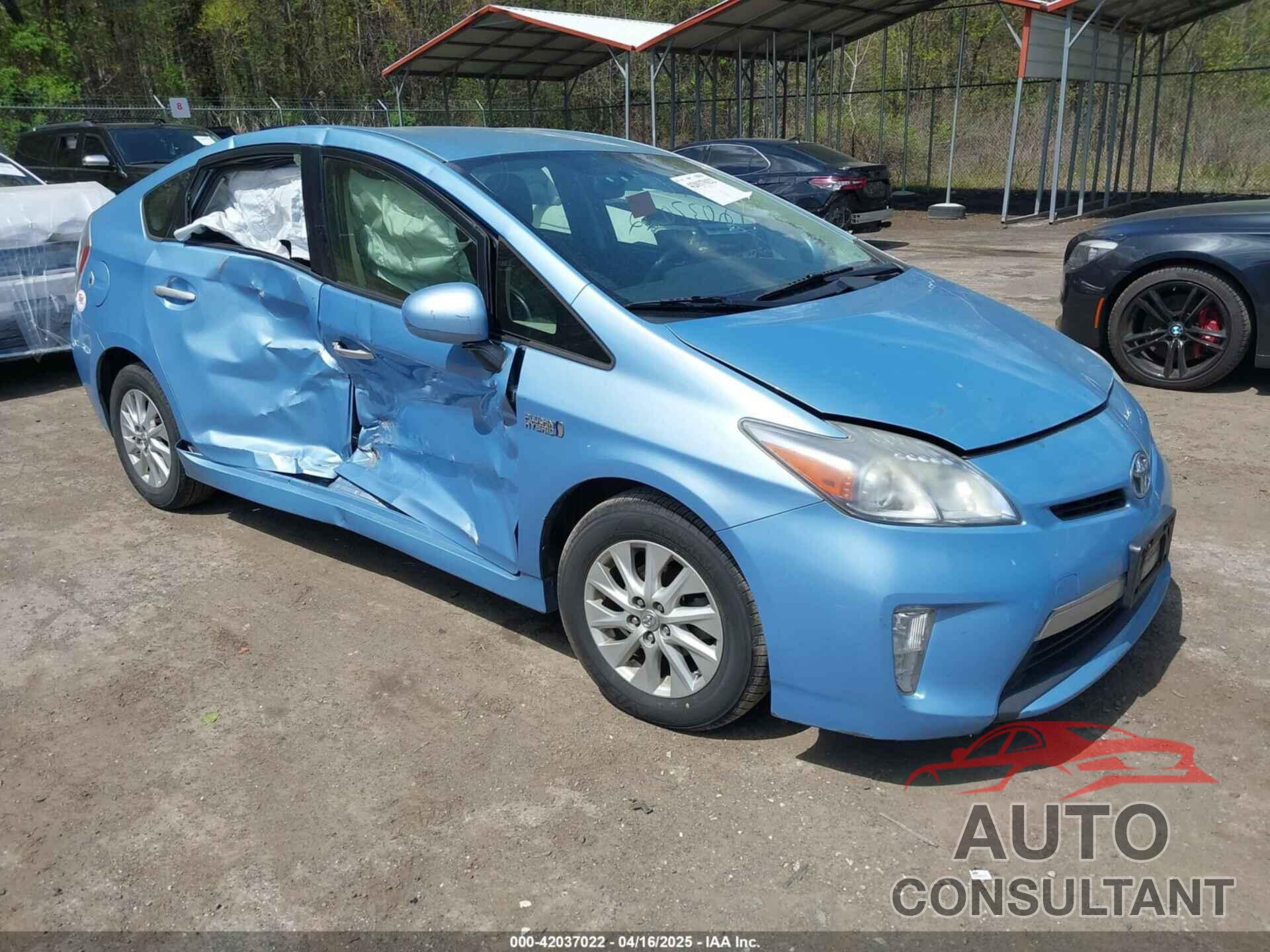 TOYOTA PRIUS PLUG-IN 2012 - JTDKN3DP9C3025033