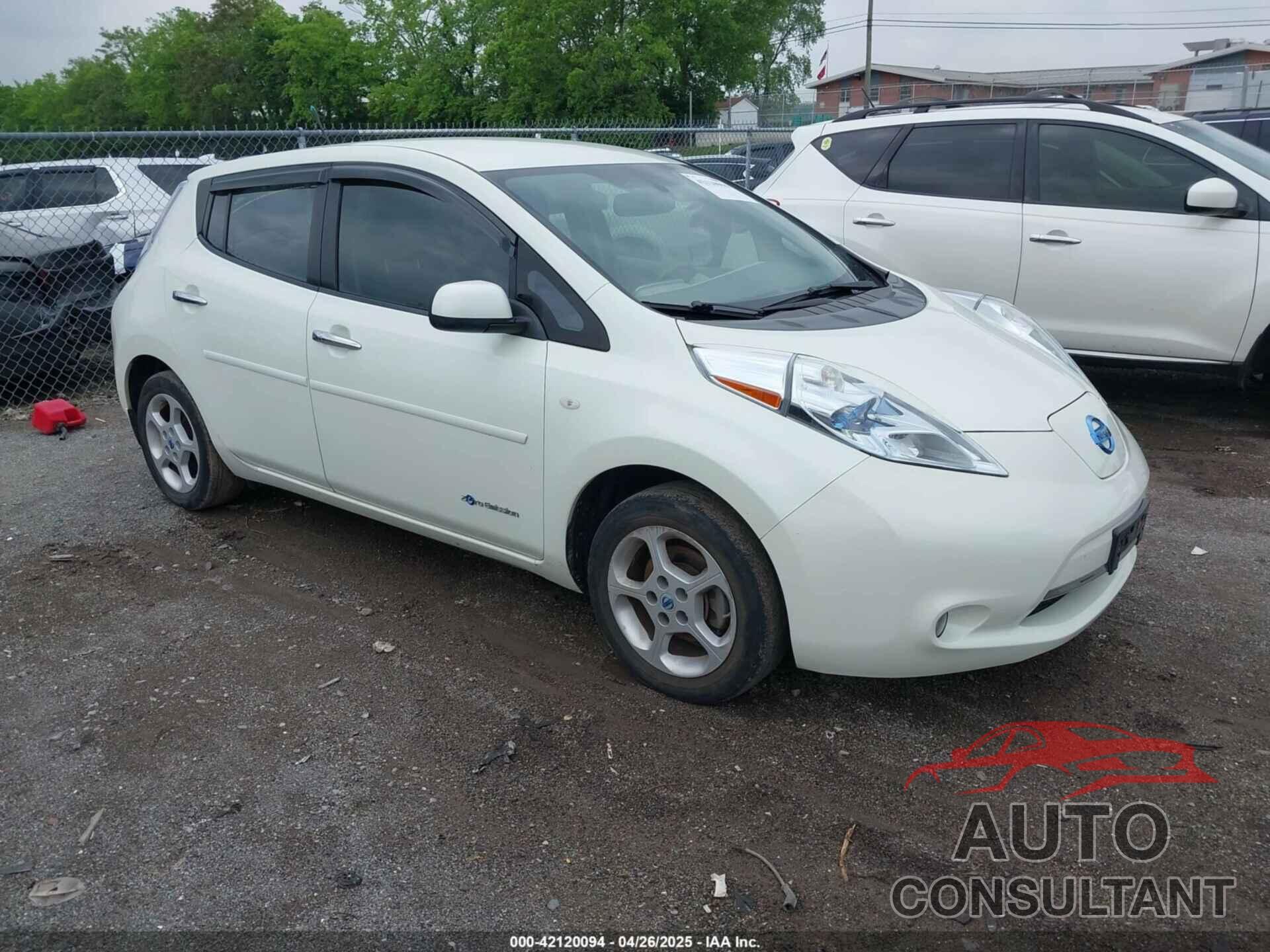 NISSAN LEAF 2012 - JN1AZ0CP5CT015067