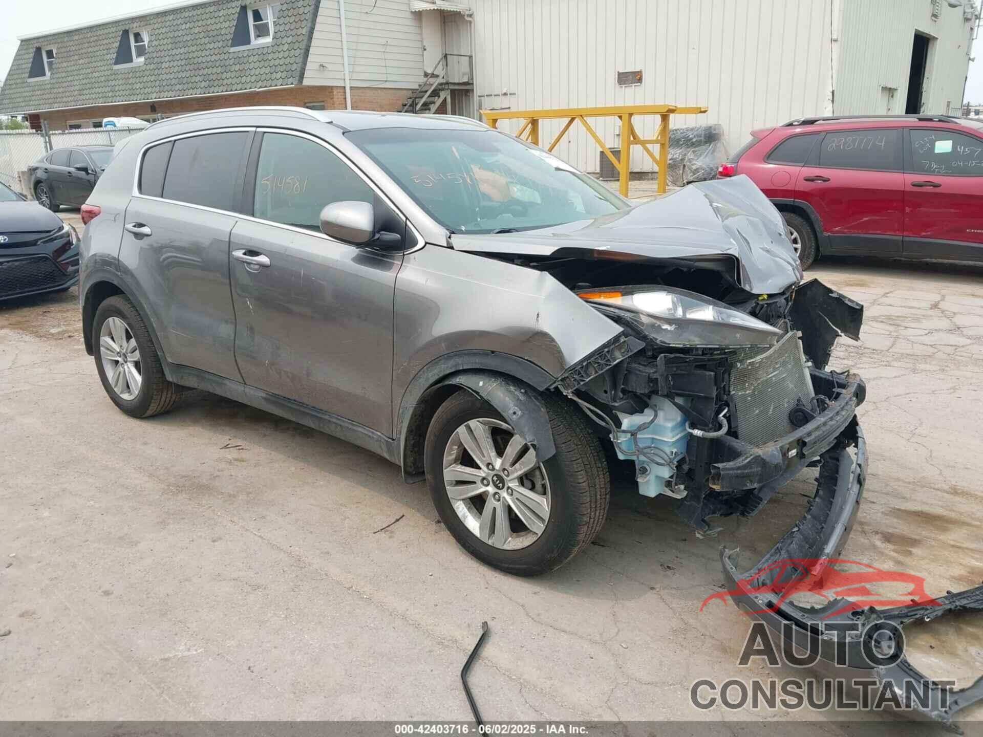 KIA SPORTAGE 2018 - KNDPM3ACXJ7447845