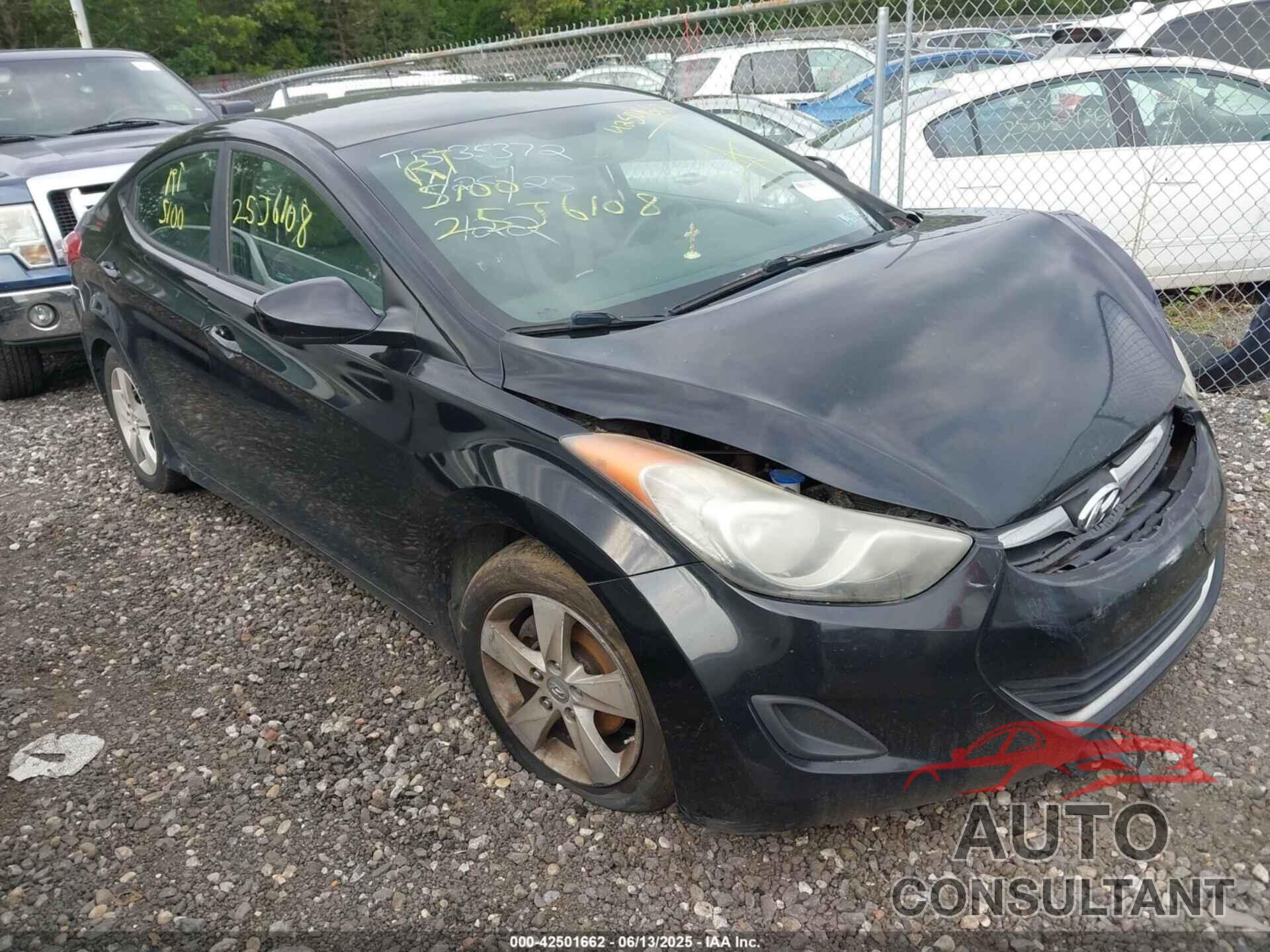 HYUNDAI ELANTRA 2011 - KMHDH4AE6BU096462