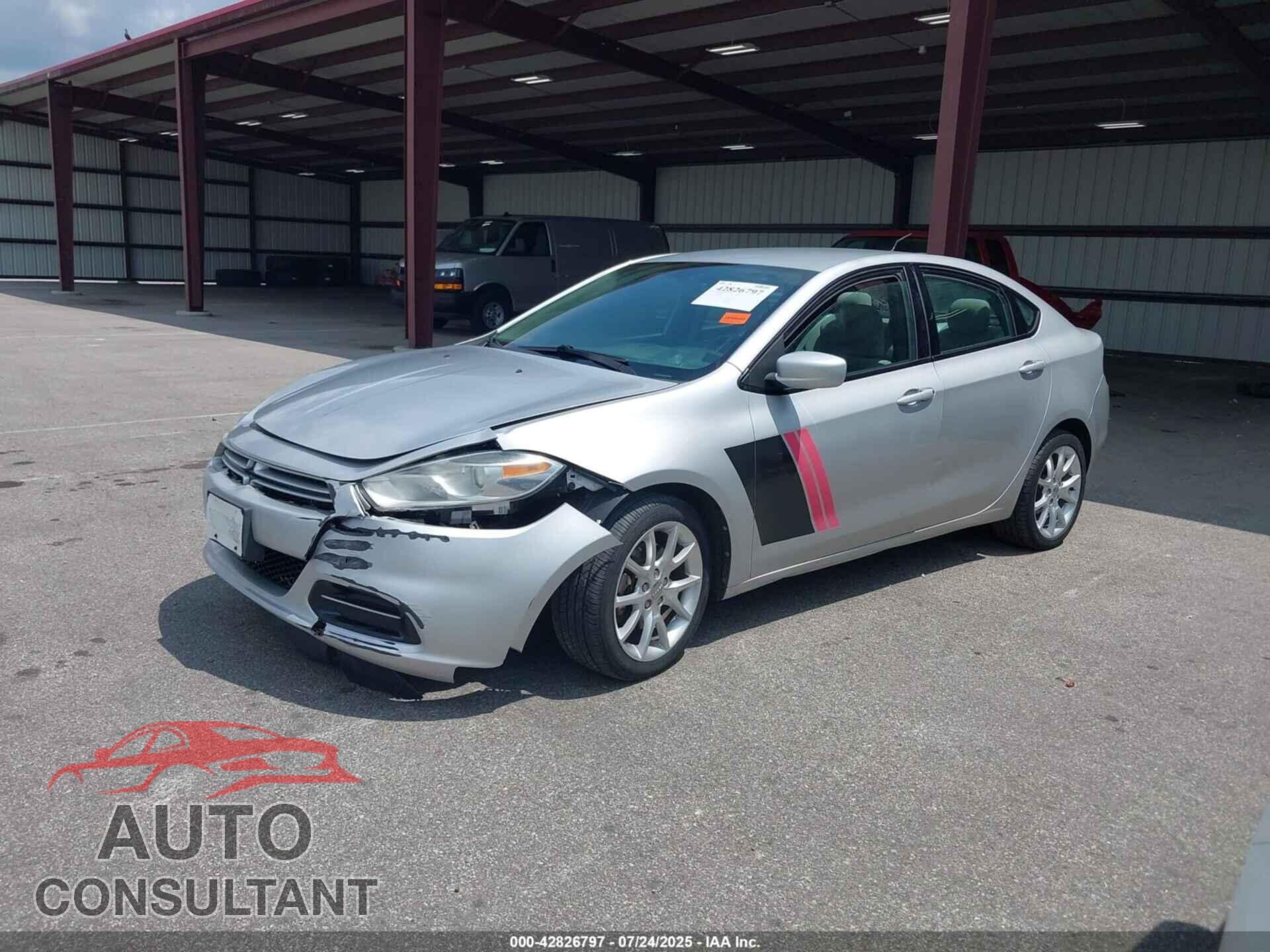 DODGE DART 2013 - 1C3CDFBA4DD118968