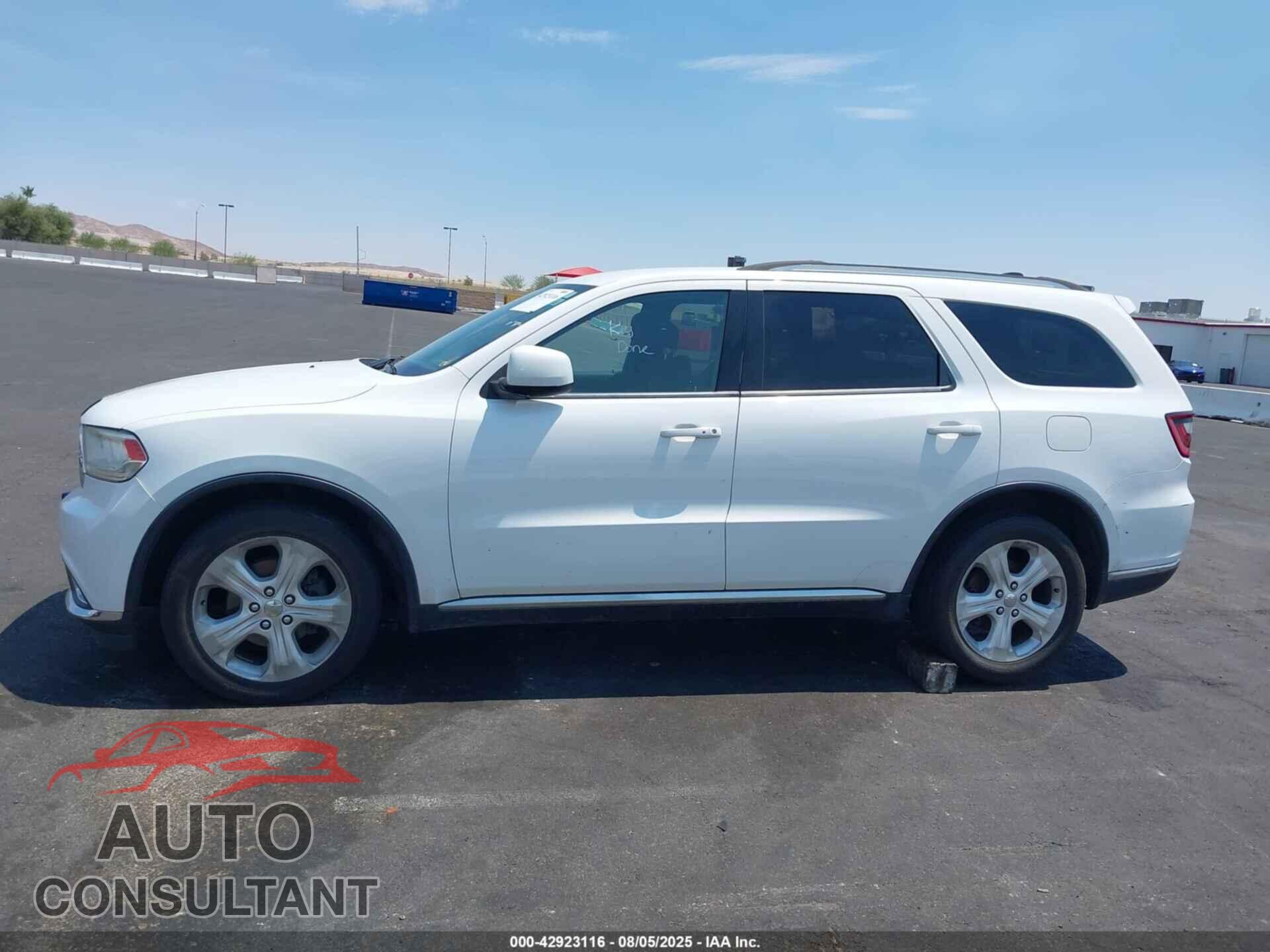 DODGE DURANGO 2015 - 1C4RDJAG7FC689894