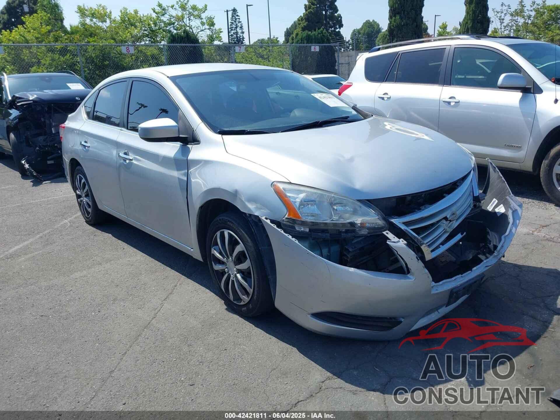NISSAN SENTRA 2014 - 3N1AB7APXEY231846