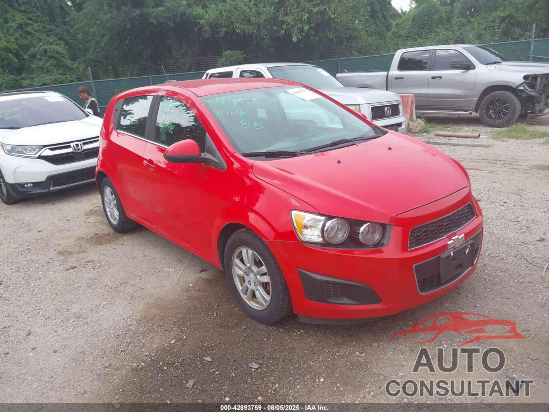 CHEVROLET SONIC 2015 - 1G1JC6SG8F4189838