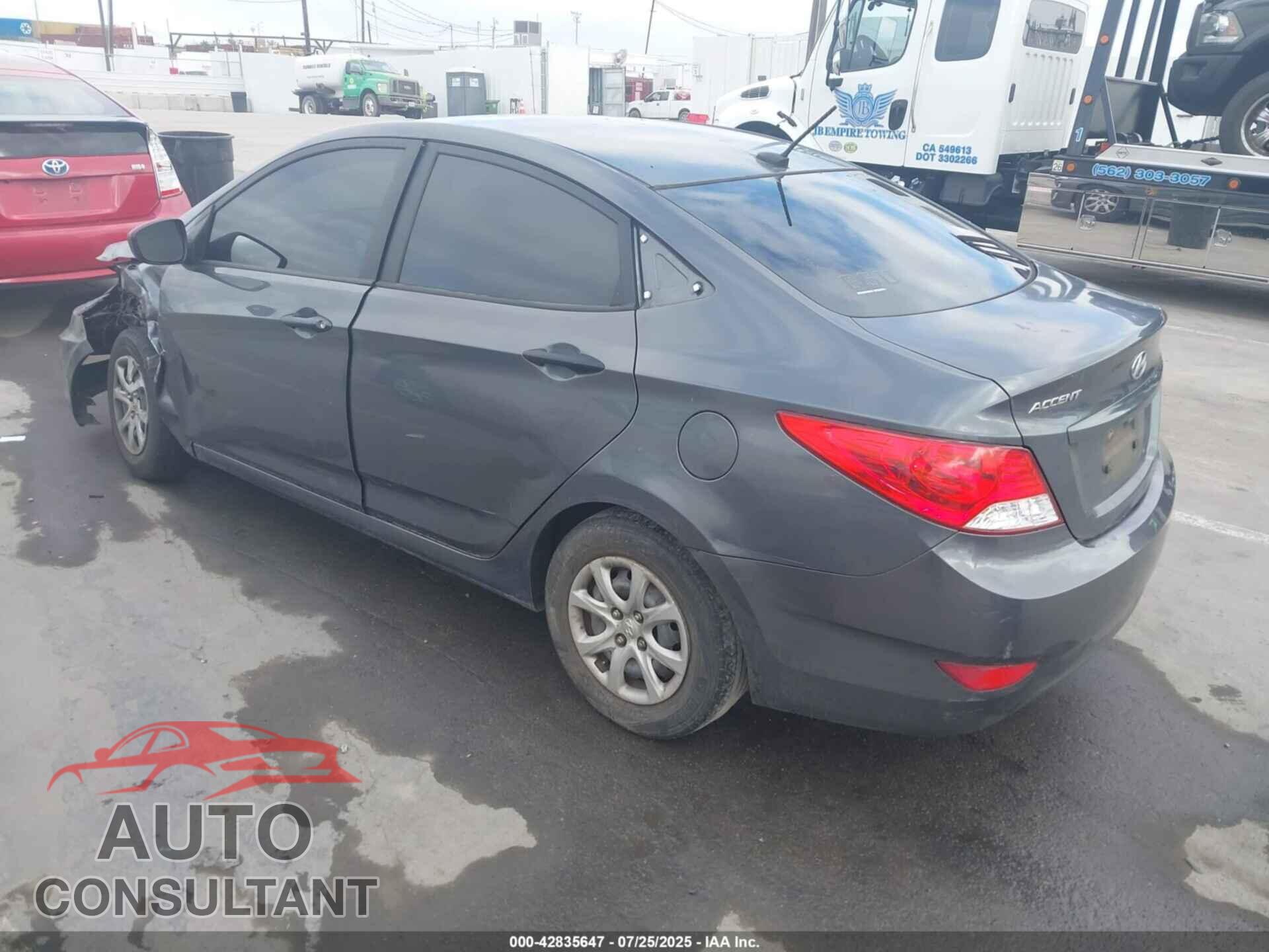 HYUNDAI ACCENT 2012 - KMHCT4AE6CU037584