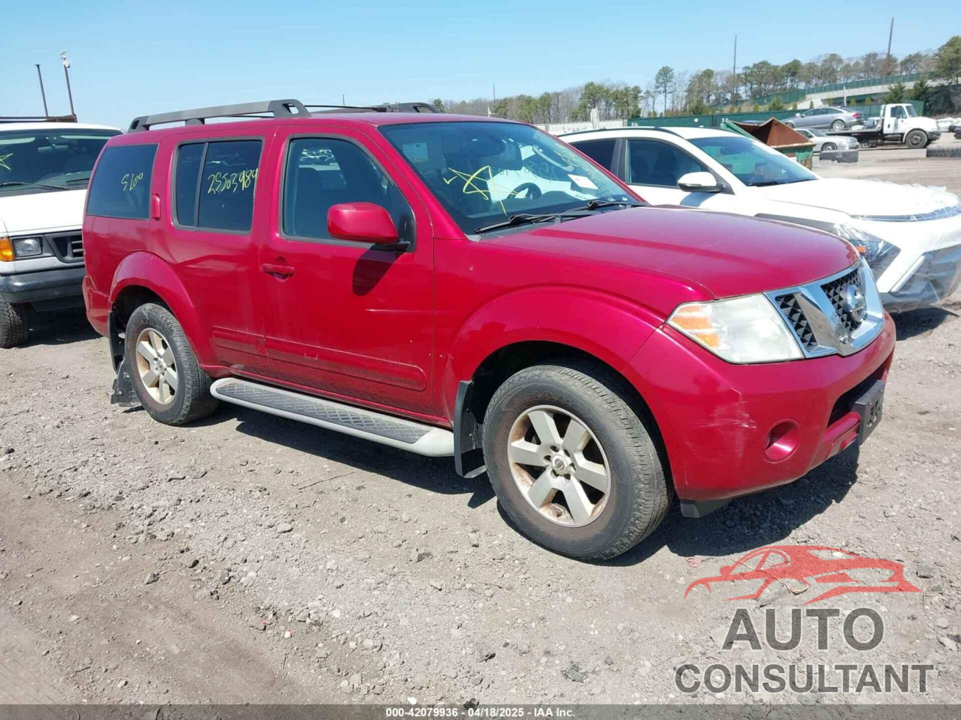 NISSAN PATHFINDER 2011 - 5N1AR1NBXBC617221