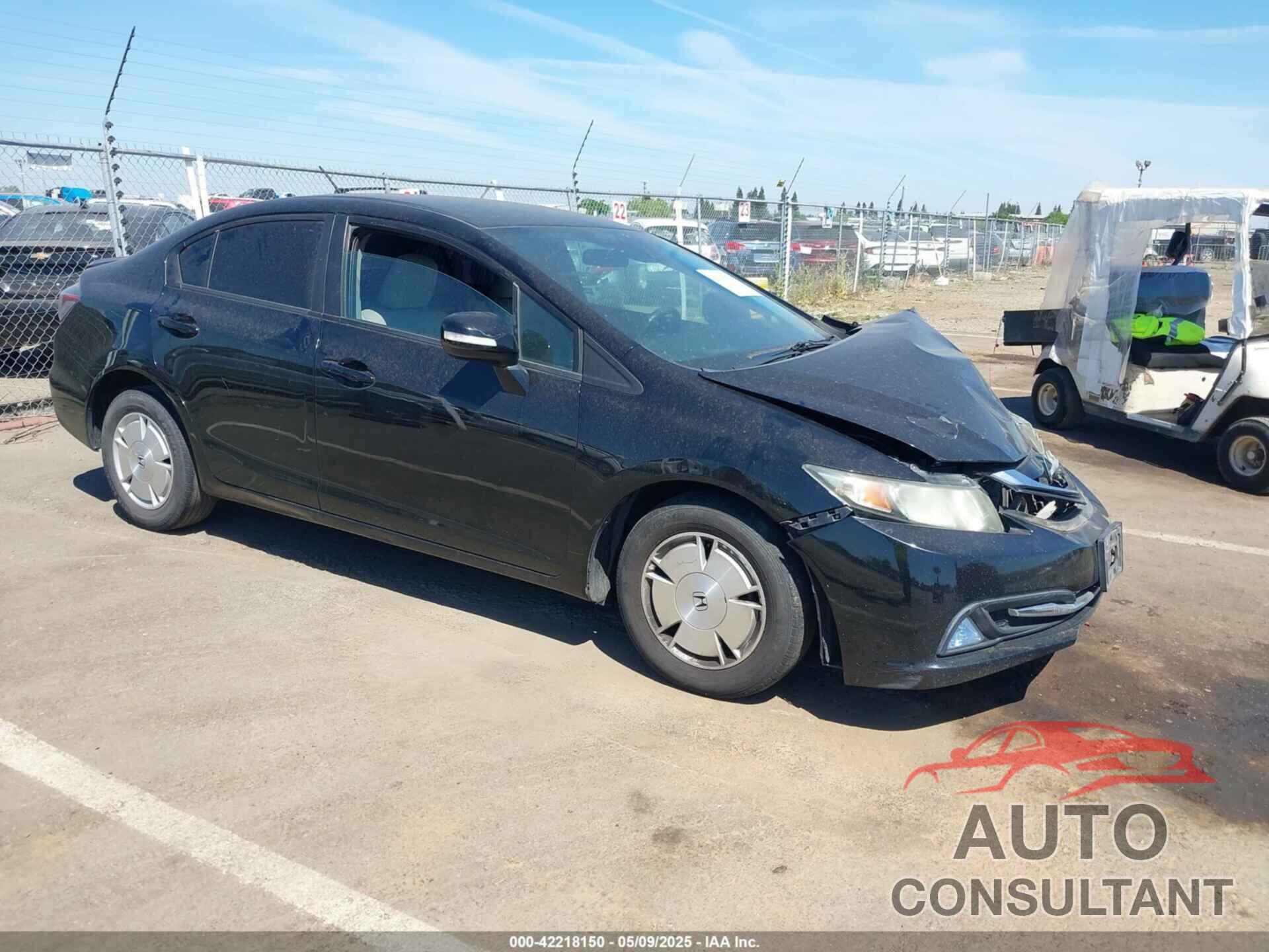 HONDA CIVIC HYBRID 2013 - 19XFB4F21DE201018