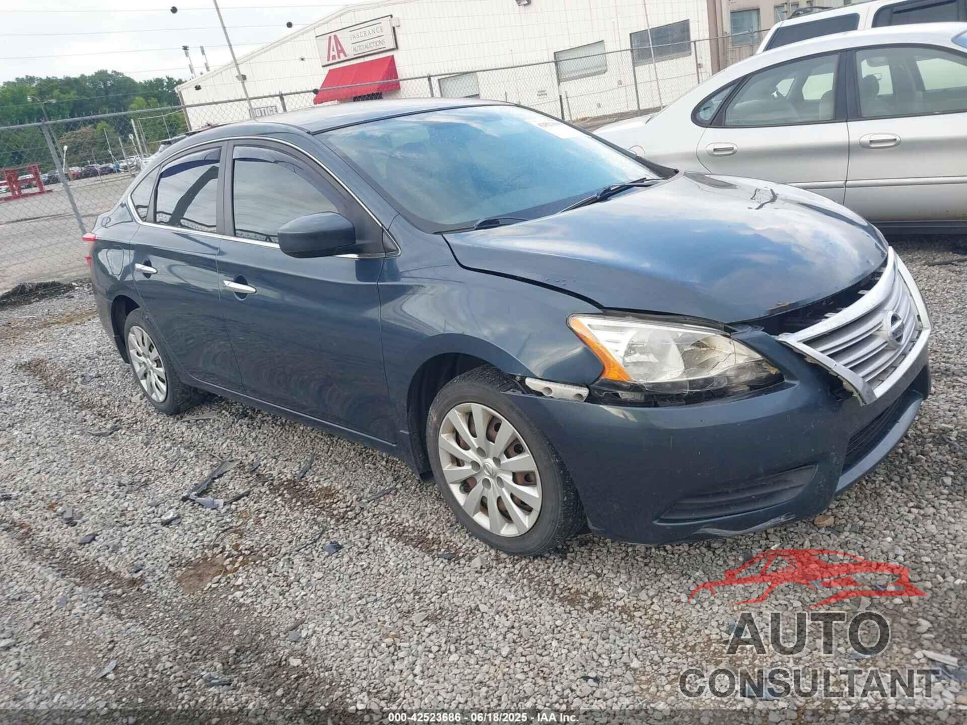 NISSAN SENTRA 2015 - 3N1AB7AP1FL671615