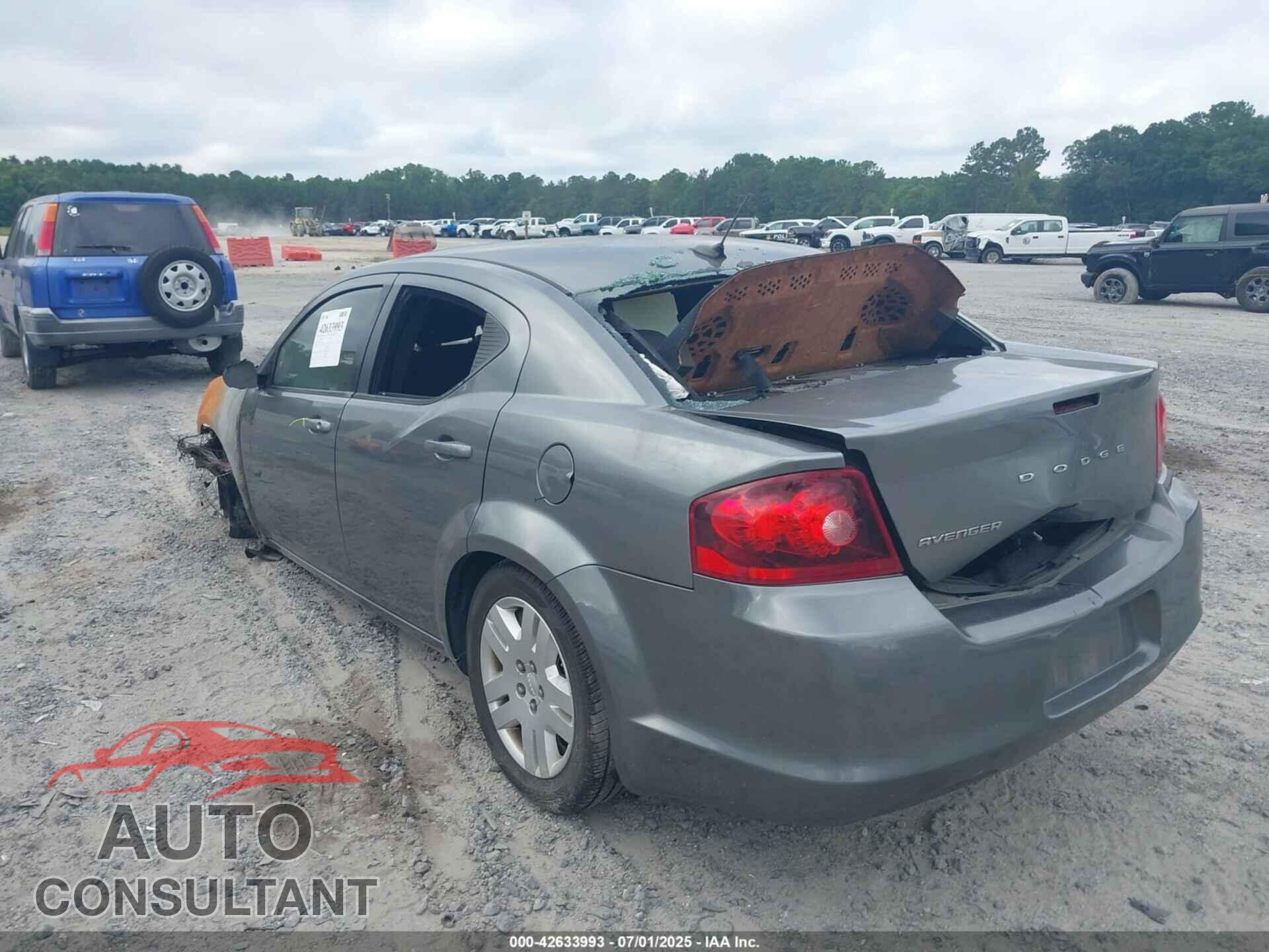 DODGE AVENGER 2012 - 1C3CDZAB6CN193255