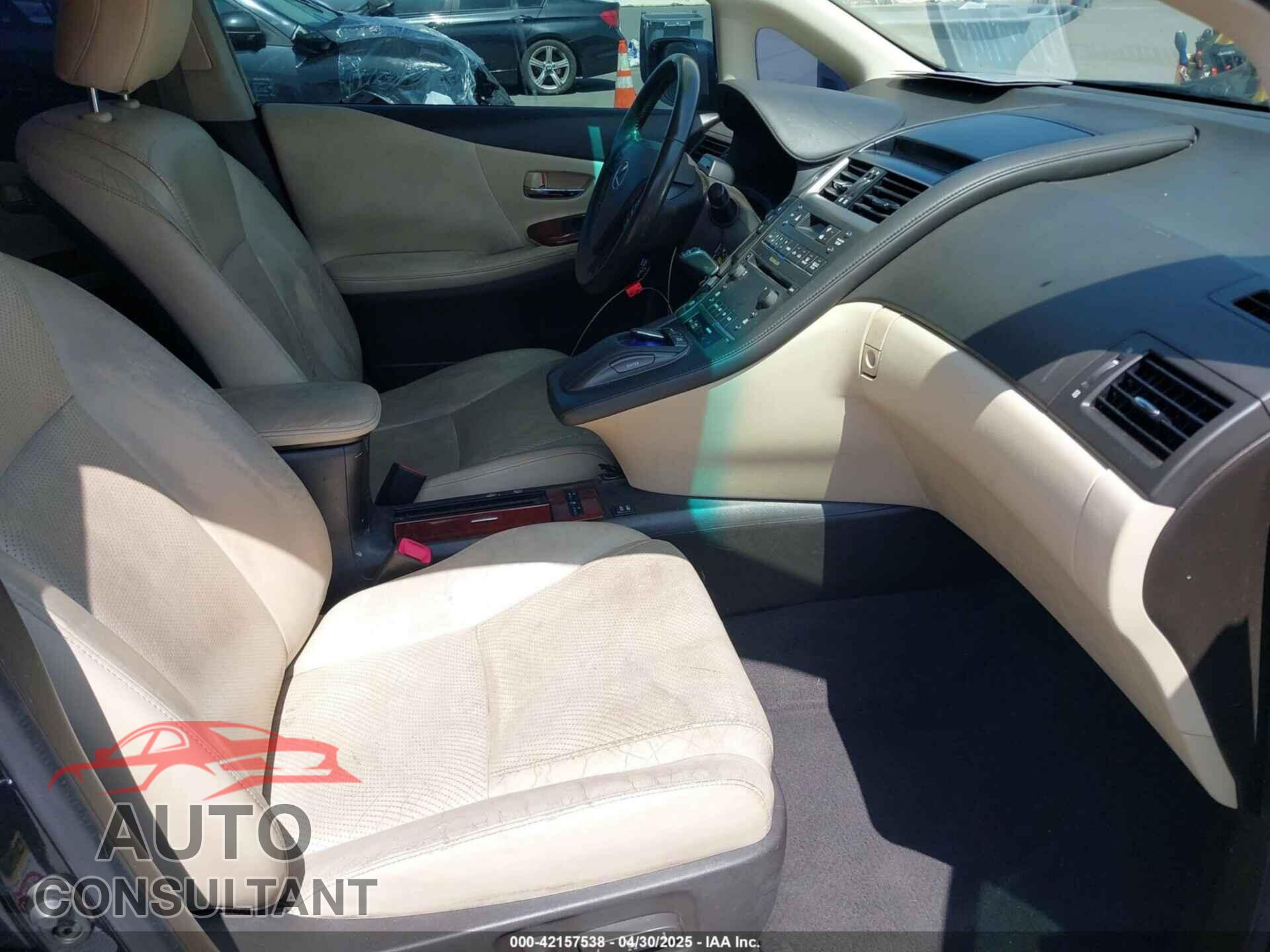 LEXUS HS 250H 2010 - JTHBB1BAXA2023644