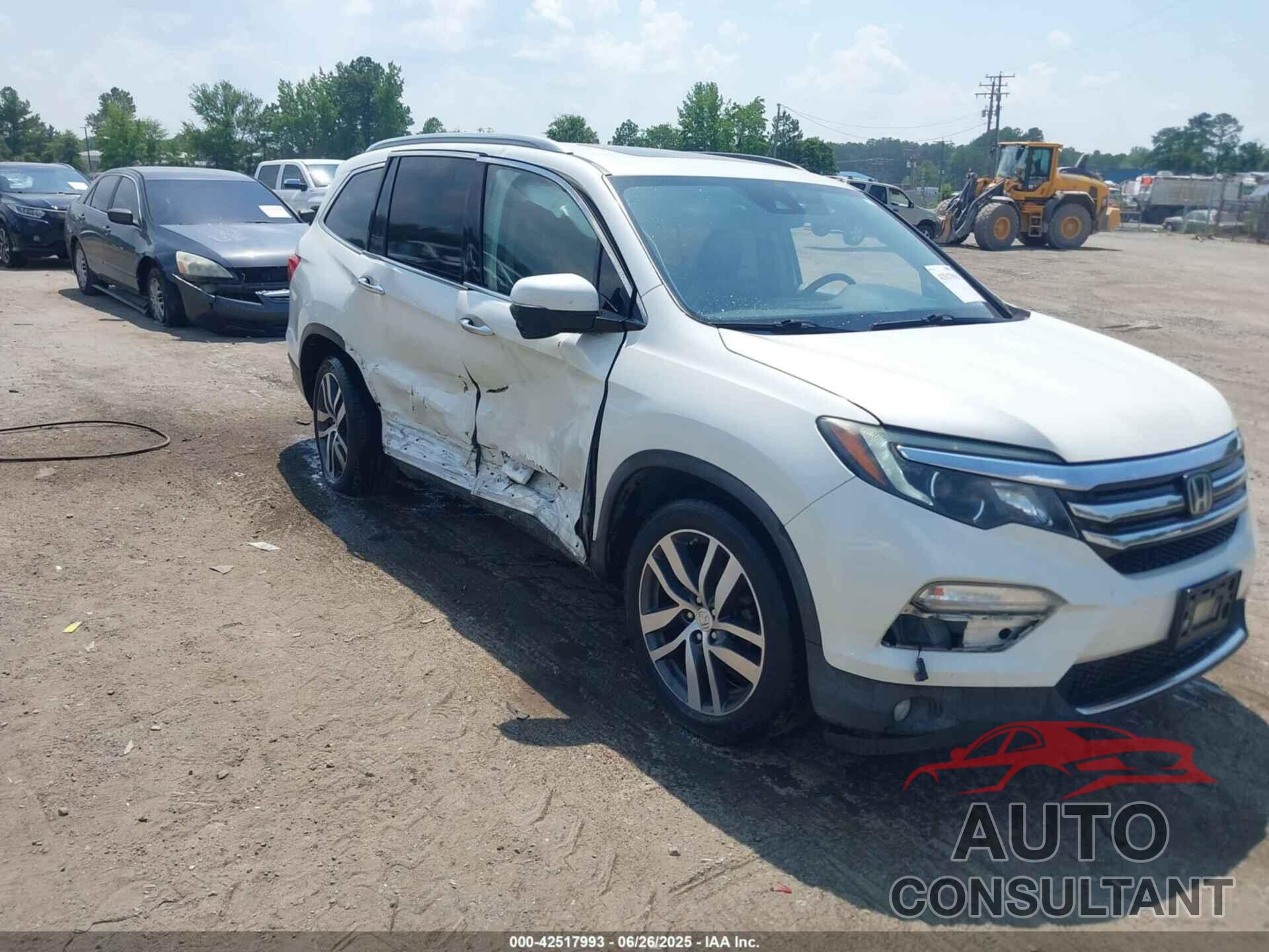 HONDA PILOT 2017 - 5FNYF6H93HB030016