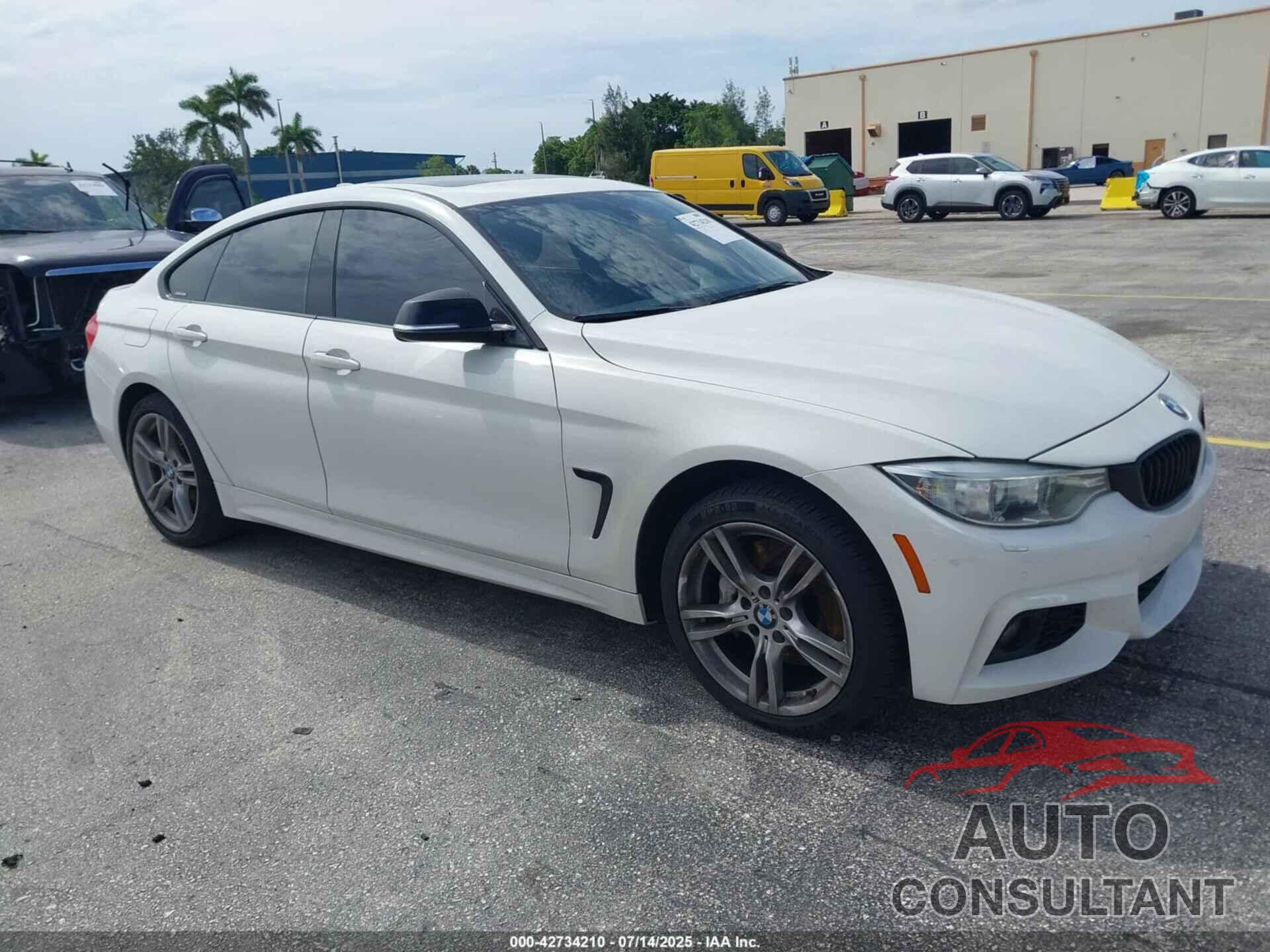 BMW 435I GRAN COUPE 2016 - WBA4B3C58GG528016