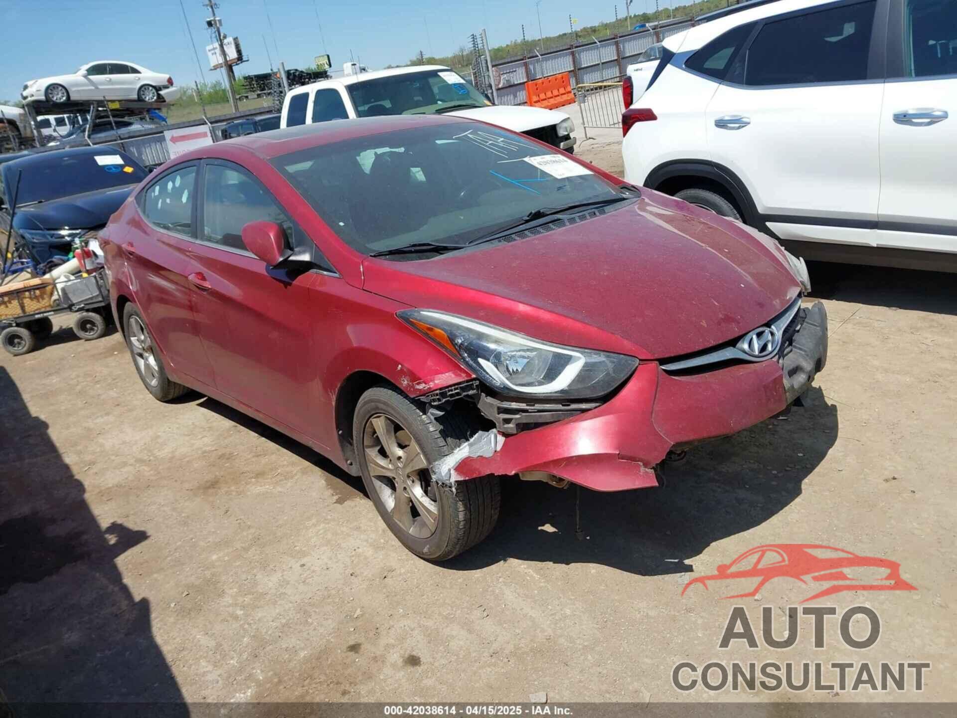 HYUNDAI ELANTRA 2016 - 5NPDH4AEXGH729485