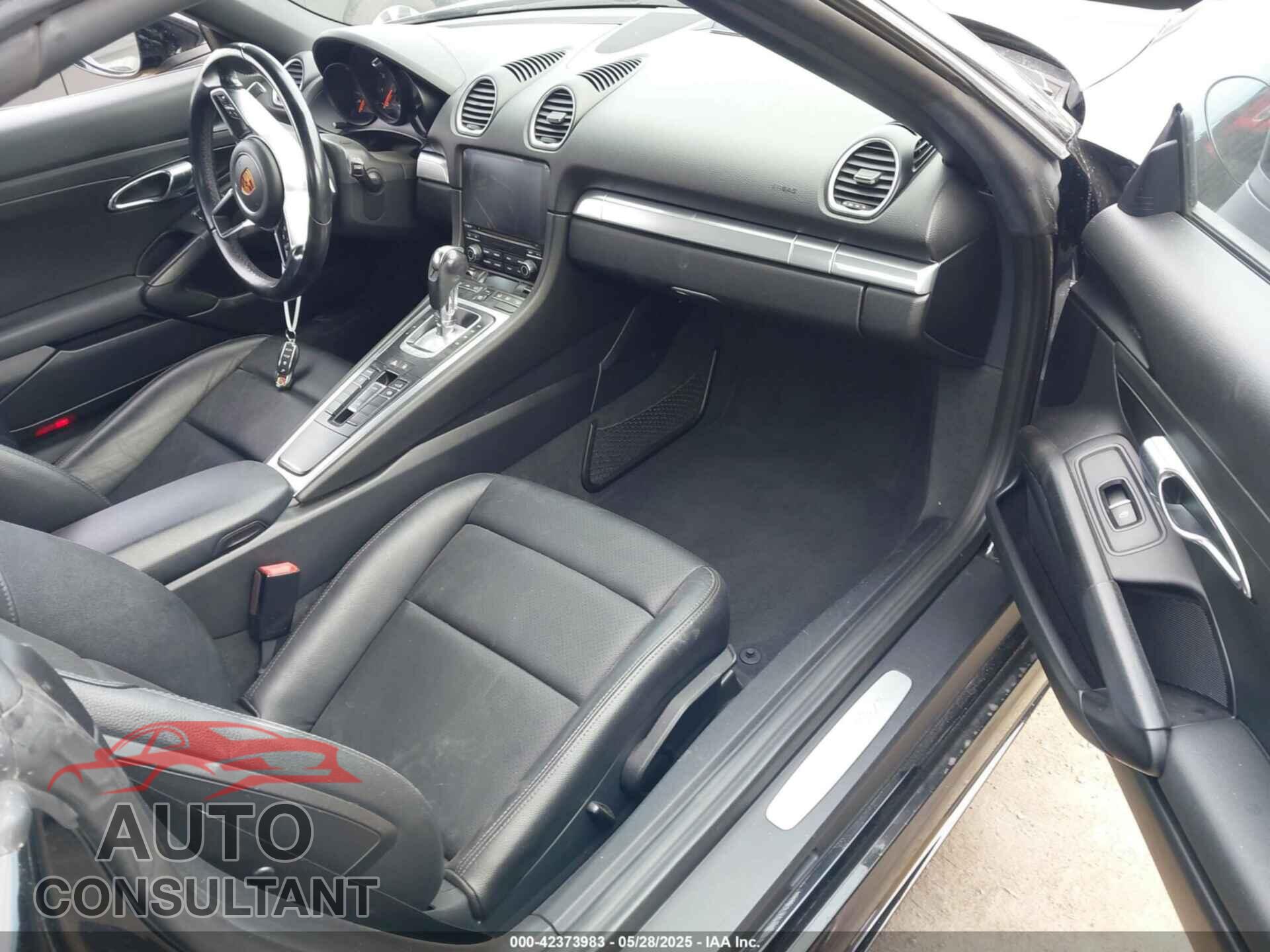 PORSCHE 718 BOXSTER 2017 - WP0CA2A81HS221469