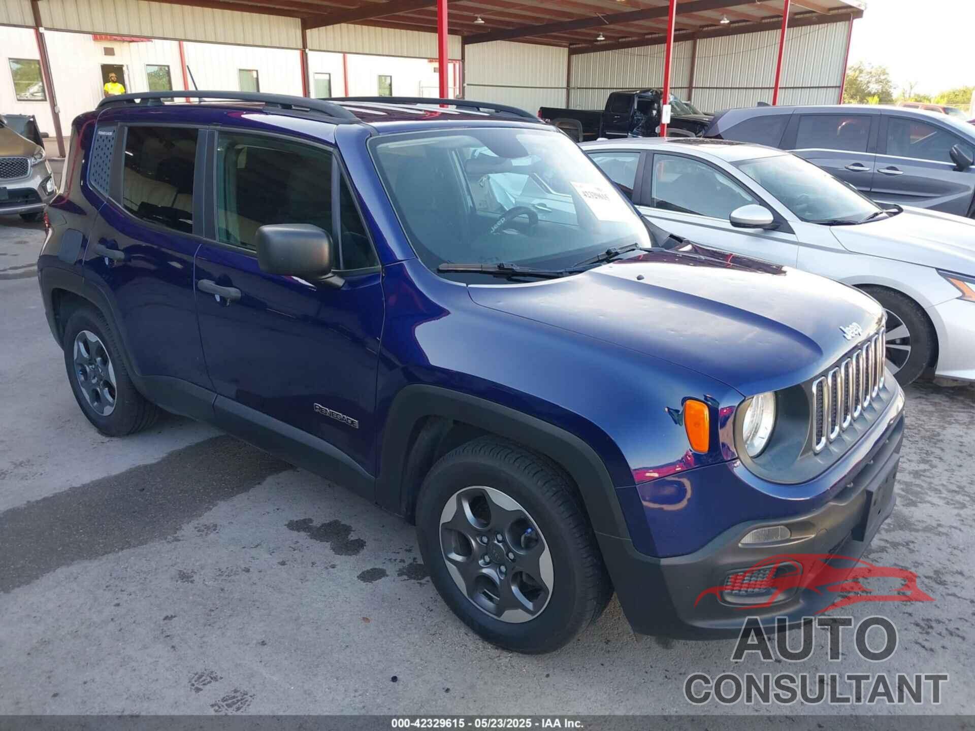 JEEP RENEGADE 2017 - ZACCJAAB2HPE89099