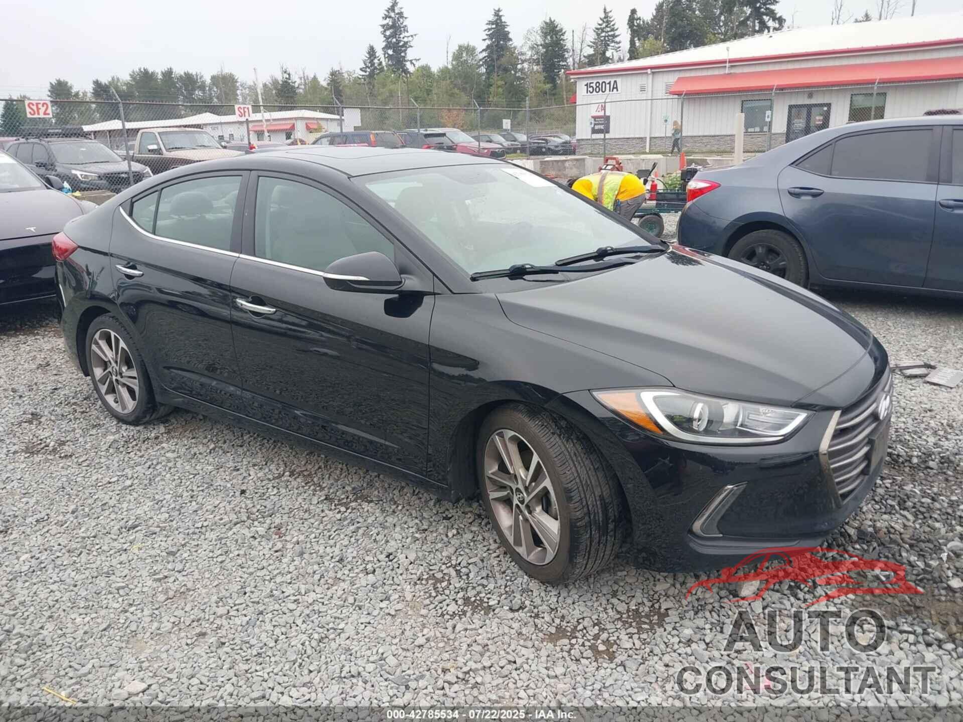 HYUNDAI ELANTRA 2017 - 5NPD84LF4HH031946