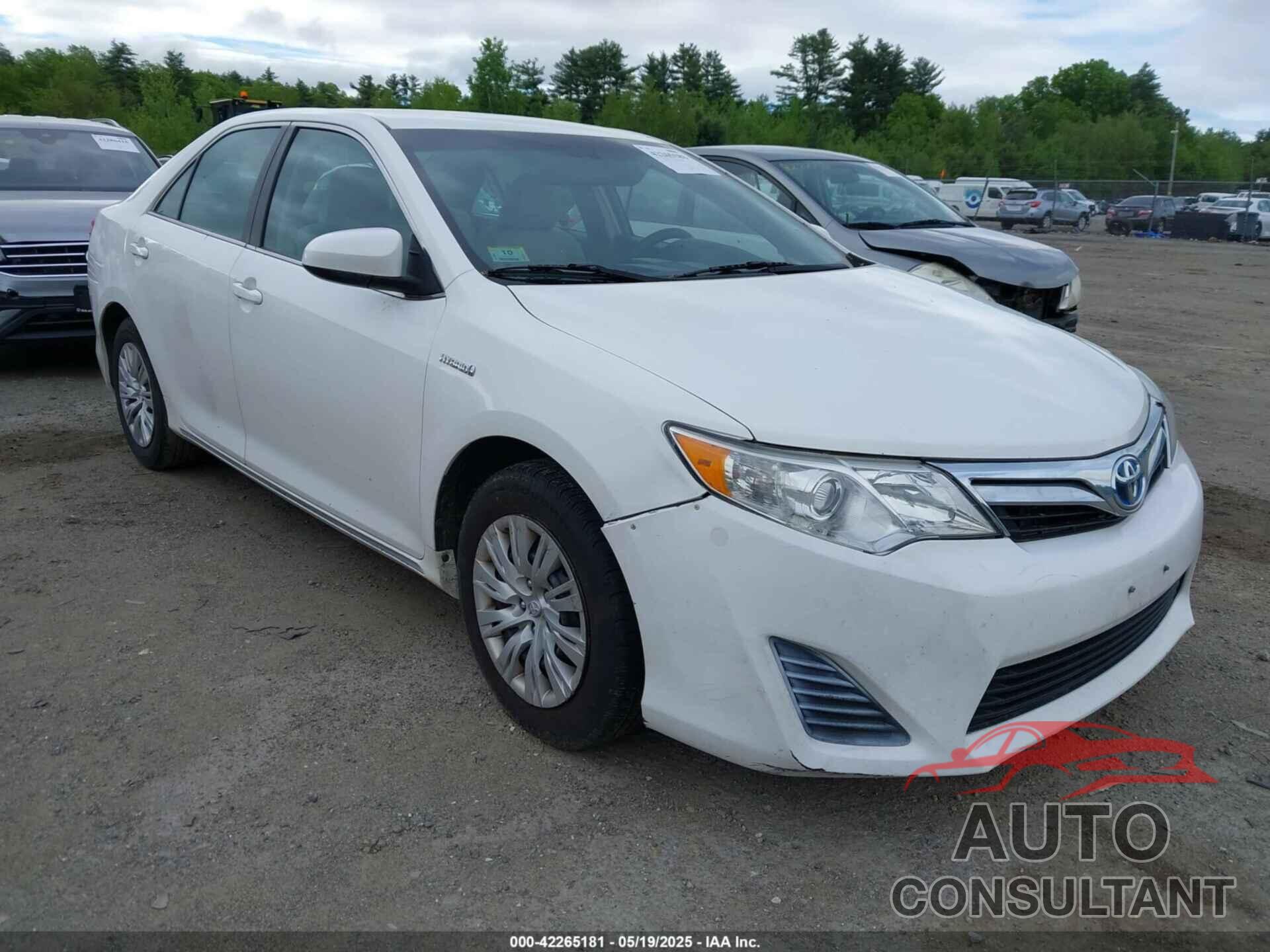 TOYOTA CAMRY HYBRID 2014 - 4T1BD1FK1EU116749
