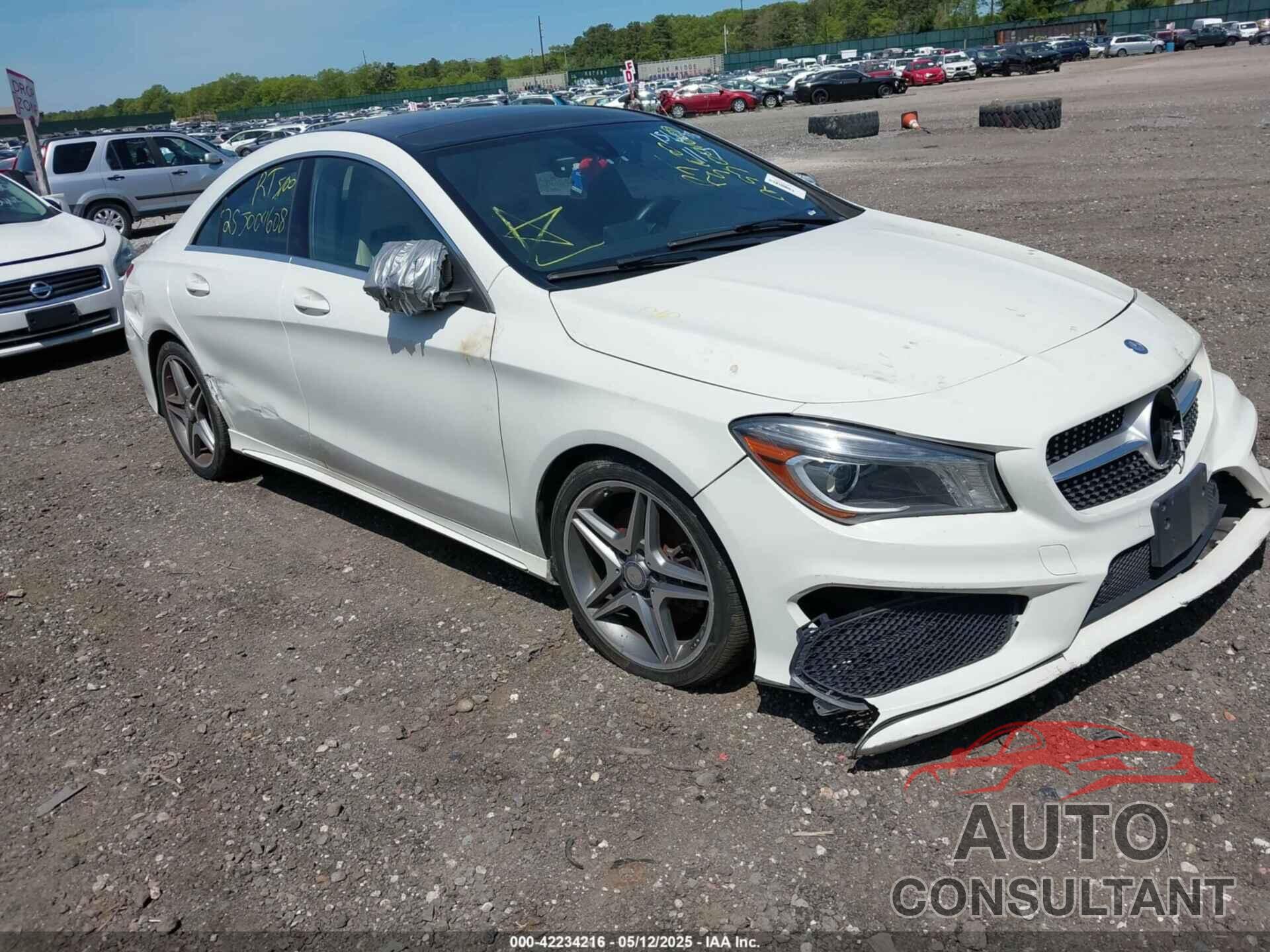 MERCEDES-BENZ CLA 250 2014 - WDDSJ4GB0EN156088