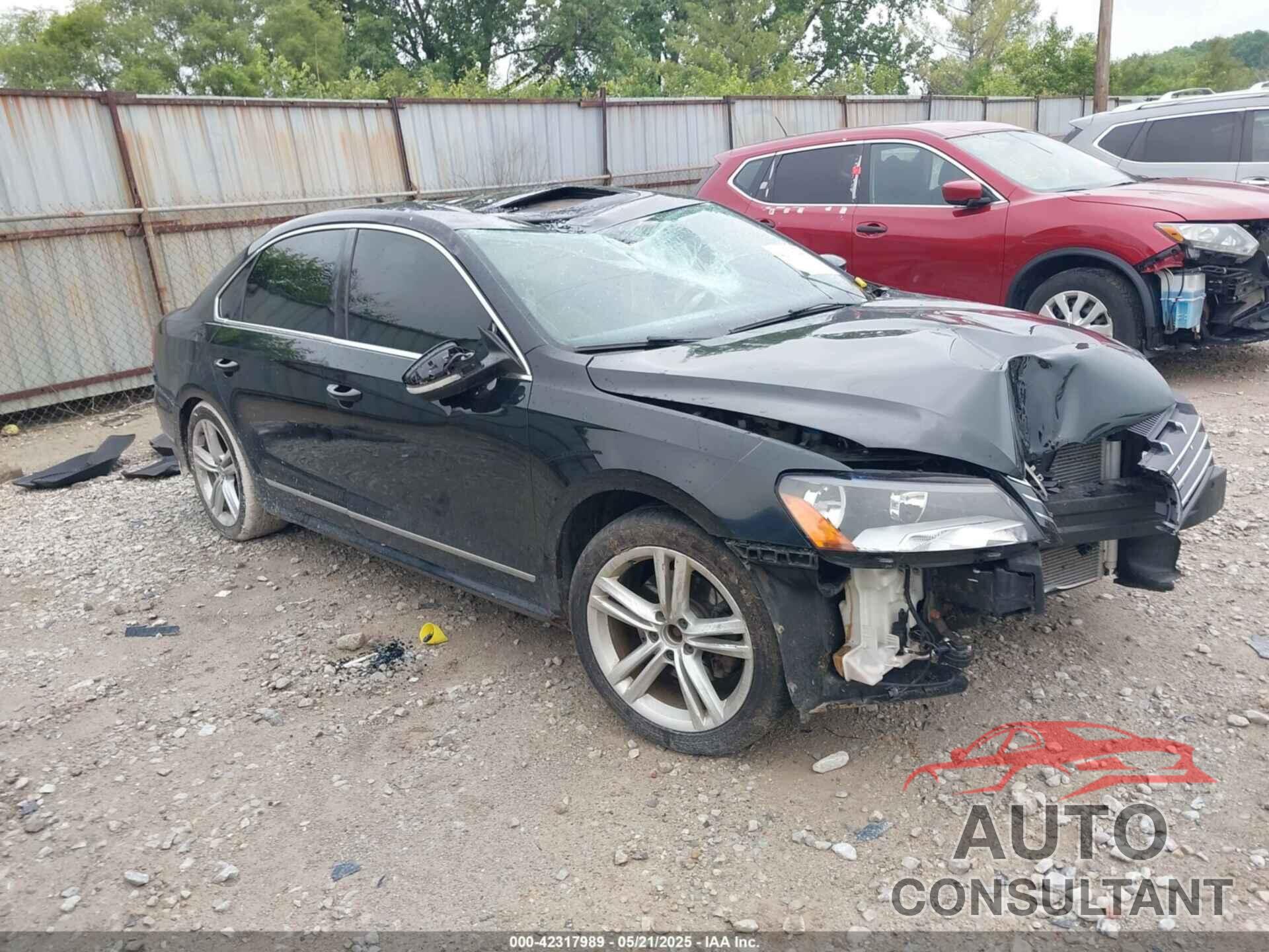 VOLKSWAGEN PASSAT 2013 - 1VWCN7A32DC048195
