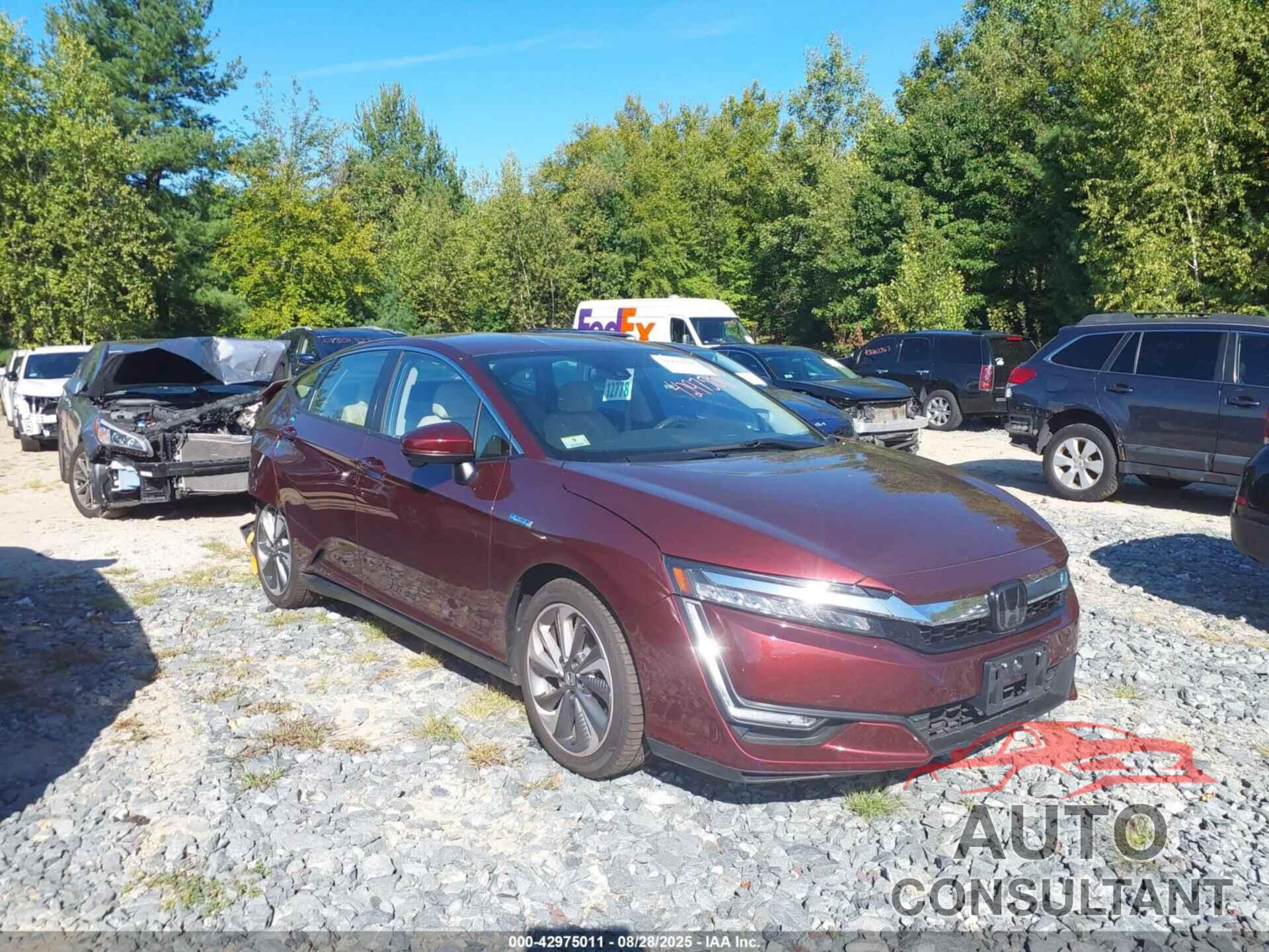 HONDA CLARITY PLUG-IN HYBRID 2018 - JHMZC5F10JC011512