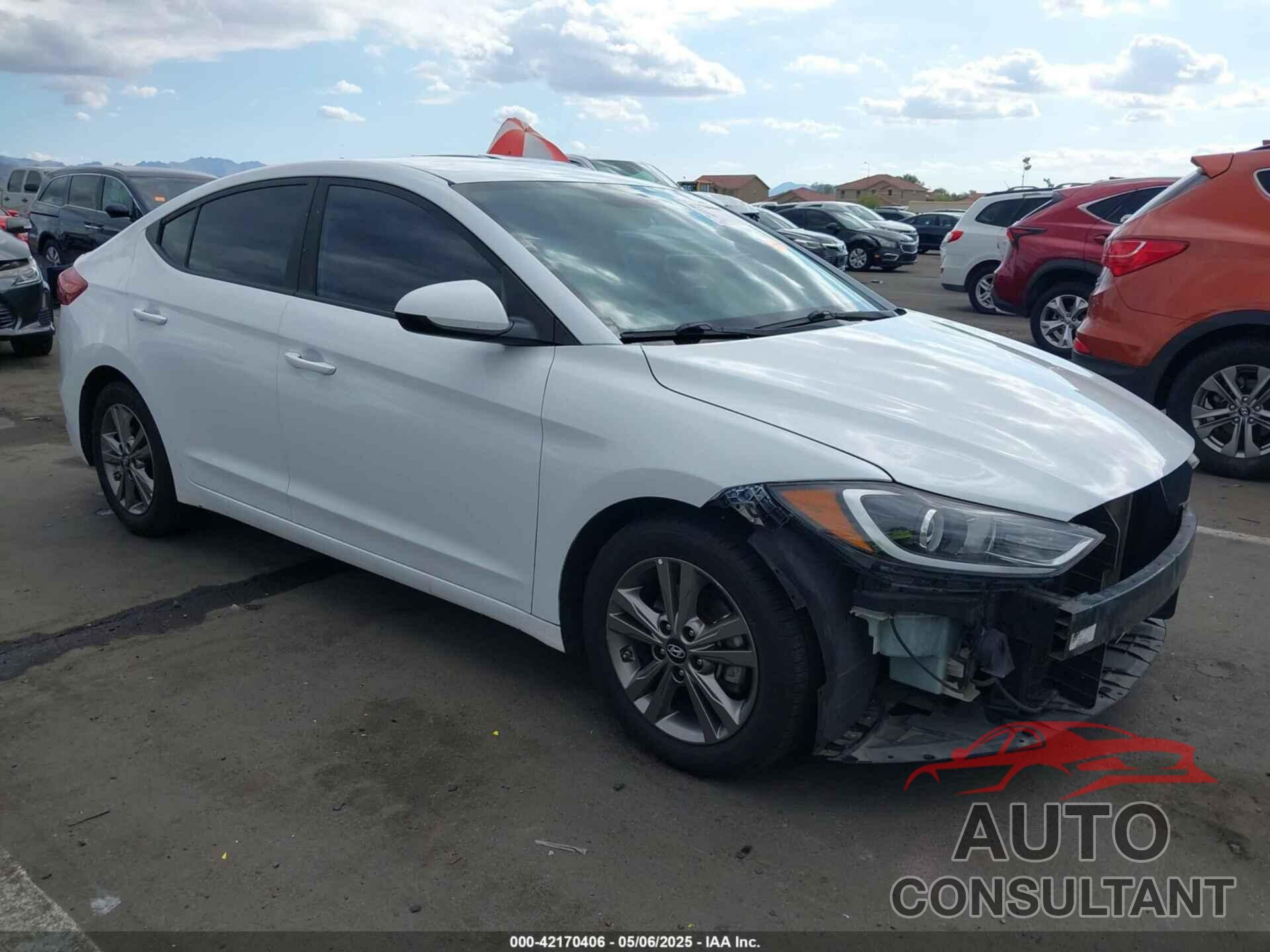 HYUNDAI ELANTRA 2018 - 5NPD84LF3JH292040