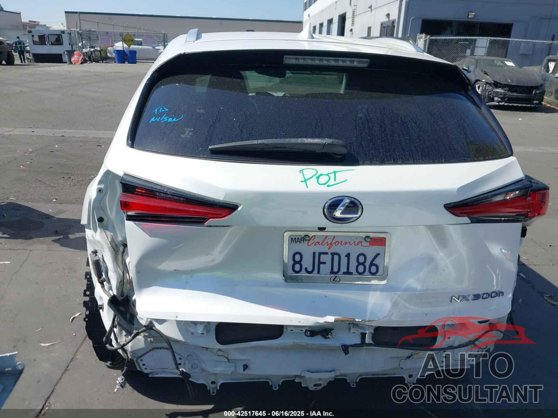 LEXUS NX 300H 2019 - JTJBJRBZ5K2117048