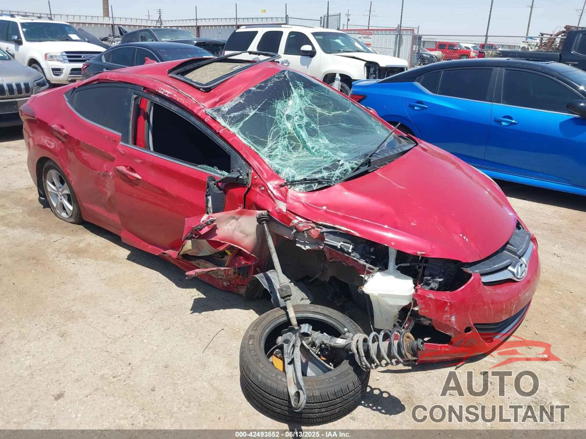 HYUNDAI ELANTRA 2016 - KMHDH4AE2GU548463