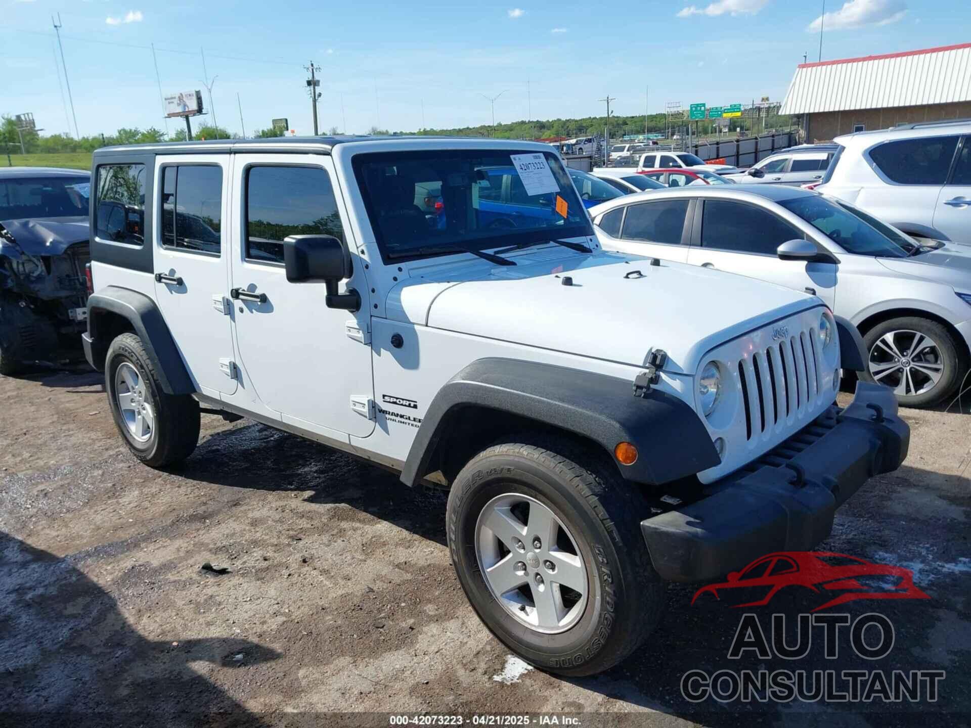 JEEP WRANGLER UNLIMITED 2017 - 1C4BJWDG9HL644008